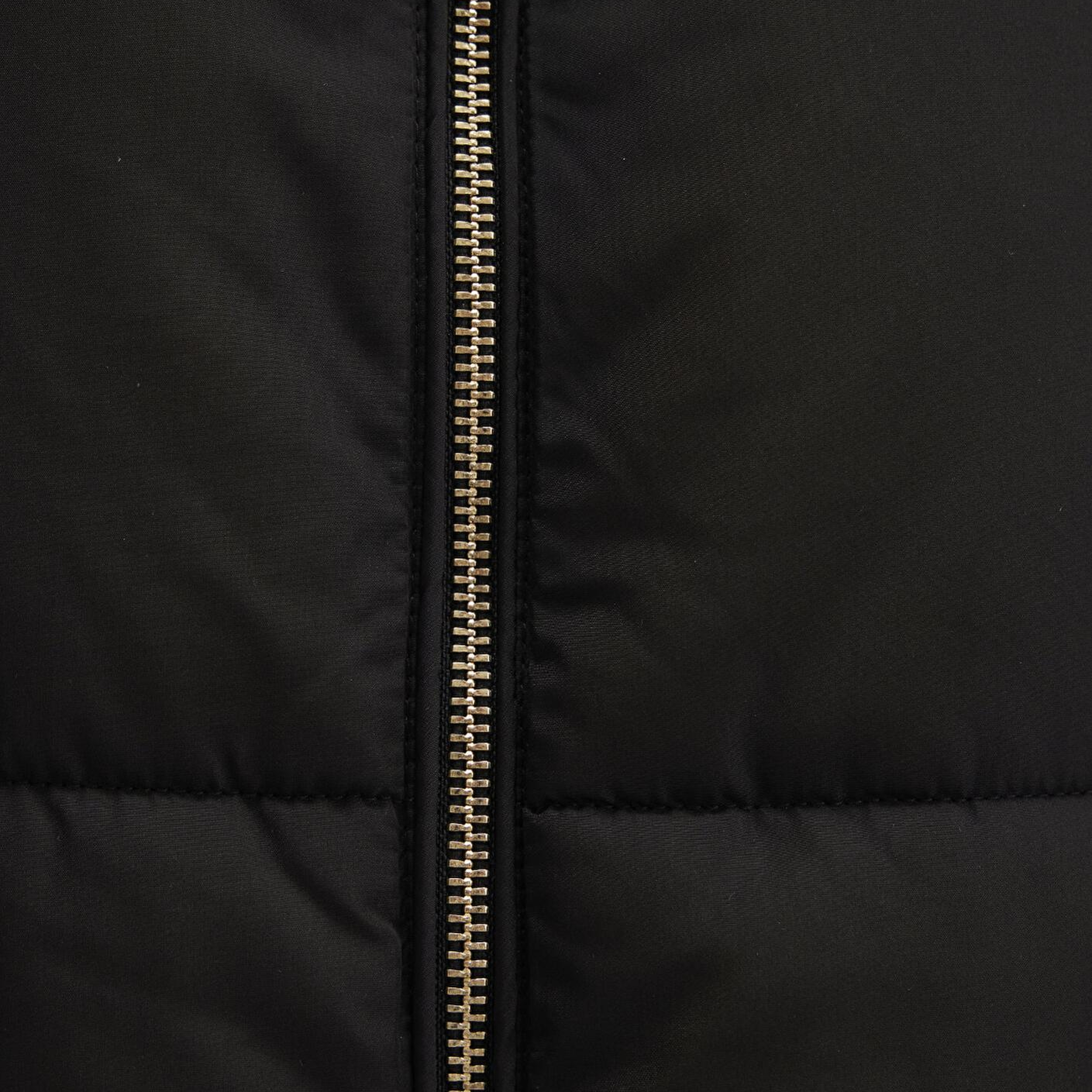 Mavi Suni Kürk Detaylı Siyah Şişme Mont 1110100-900