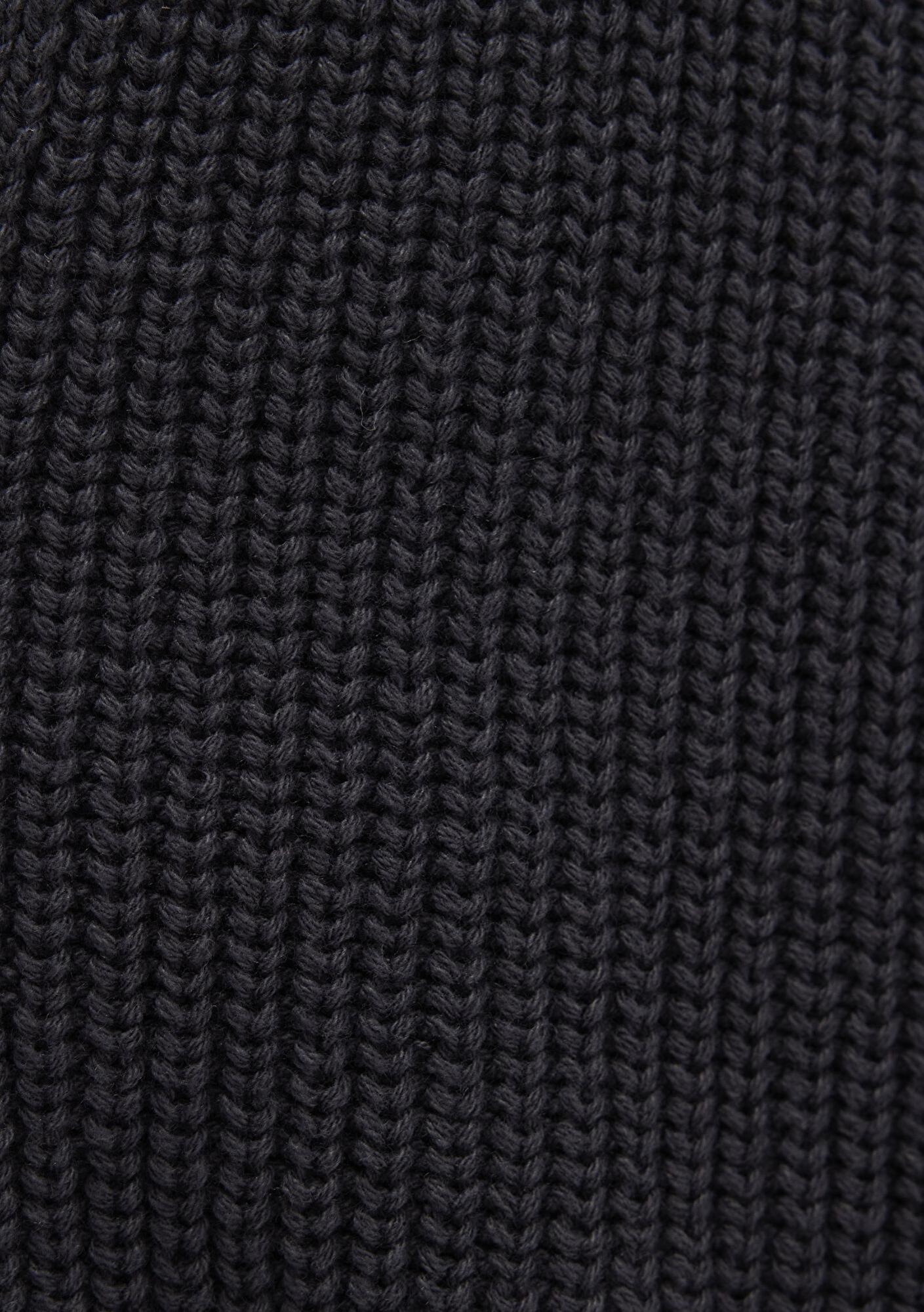 Mavi Uzun Antrasit Hırka Oversize / Geniş Kesim 1710118-80023