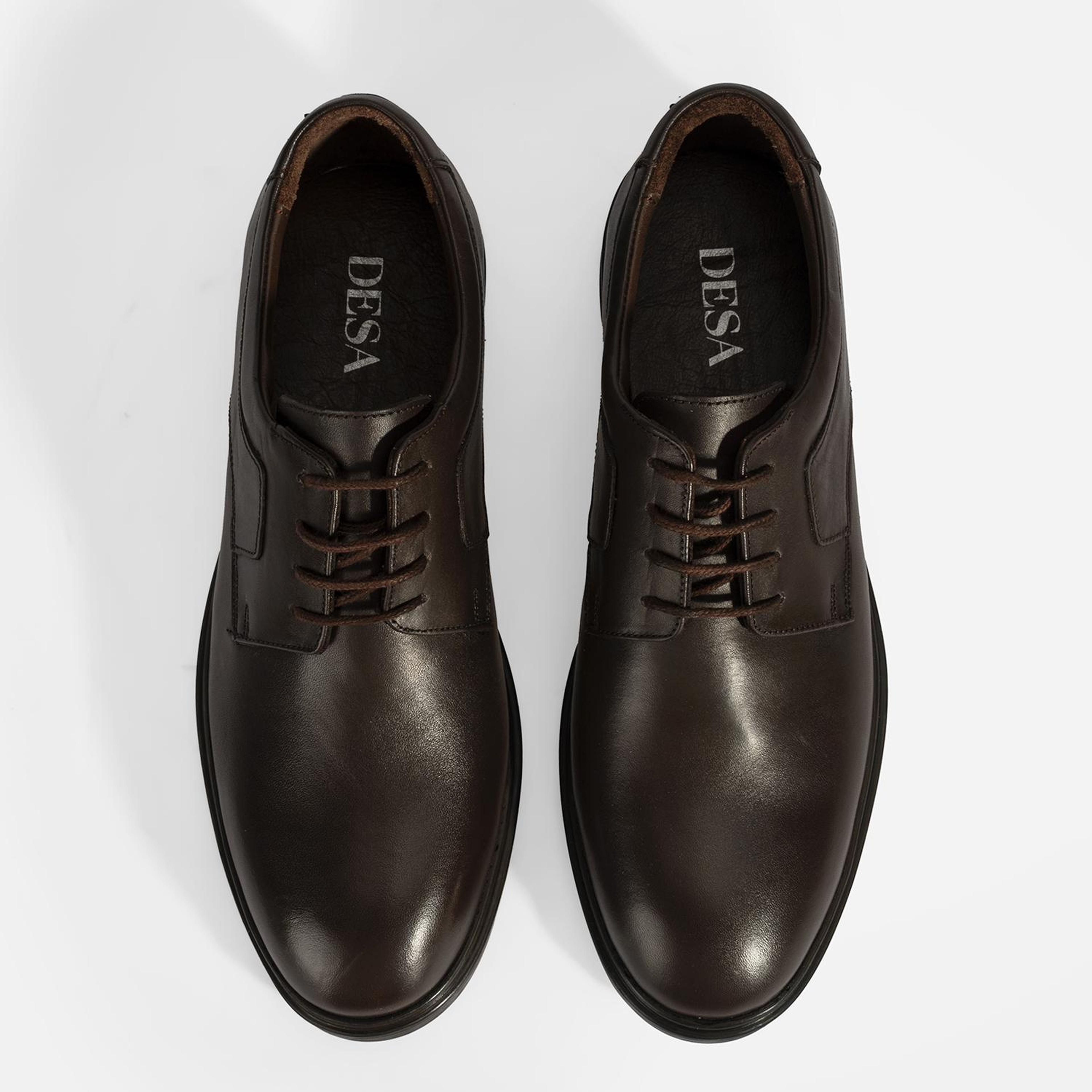 Erkek Kahve Klasik Deri Ayakkabı