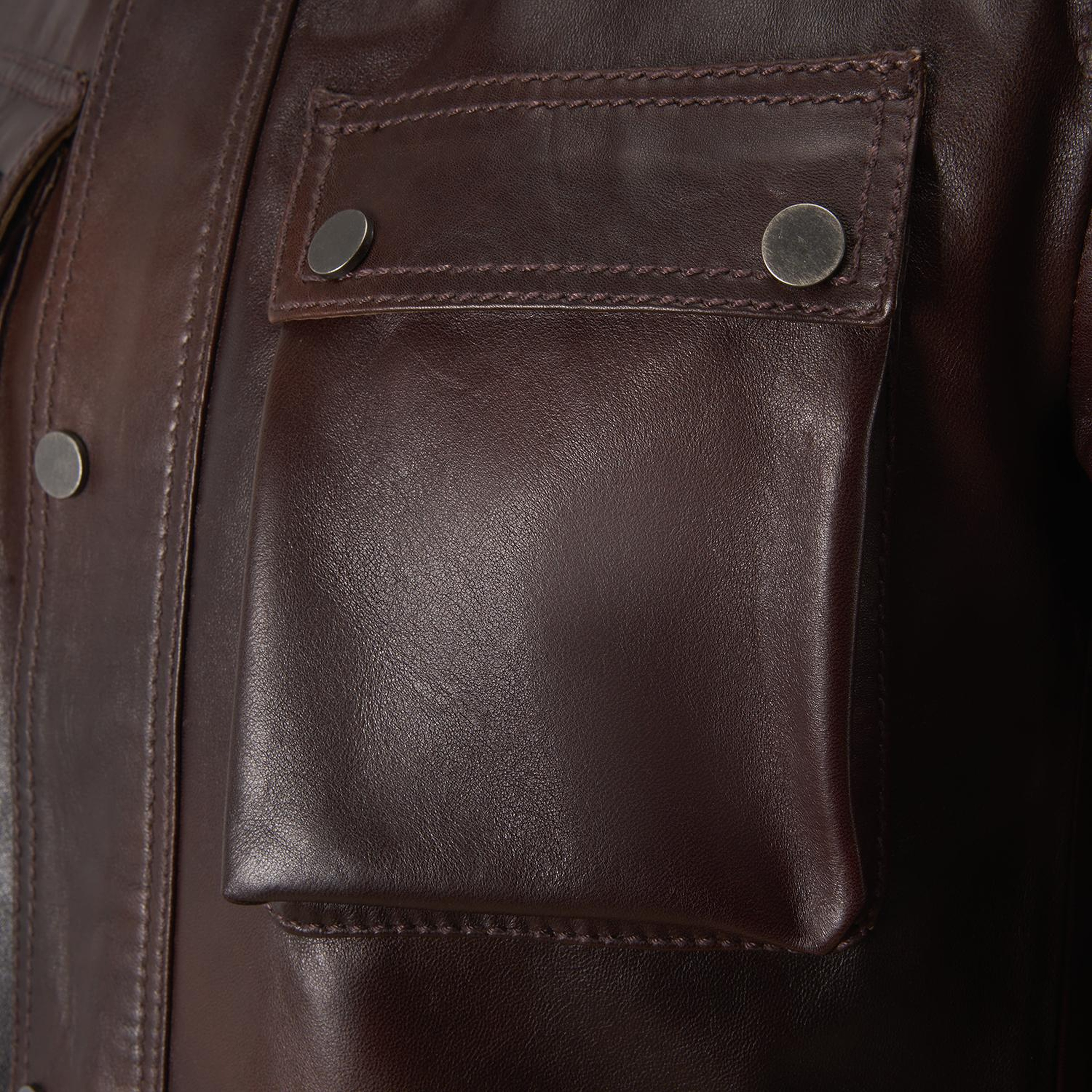 Dione Kahve Erkek Deri Mont