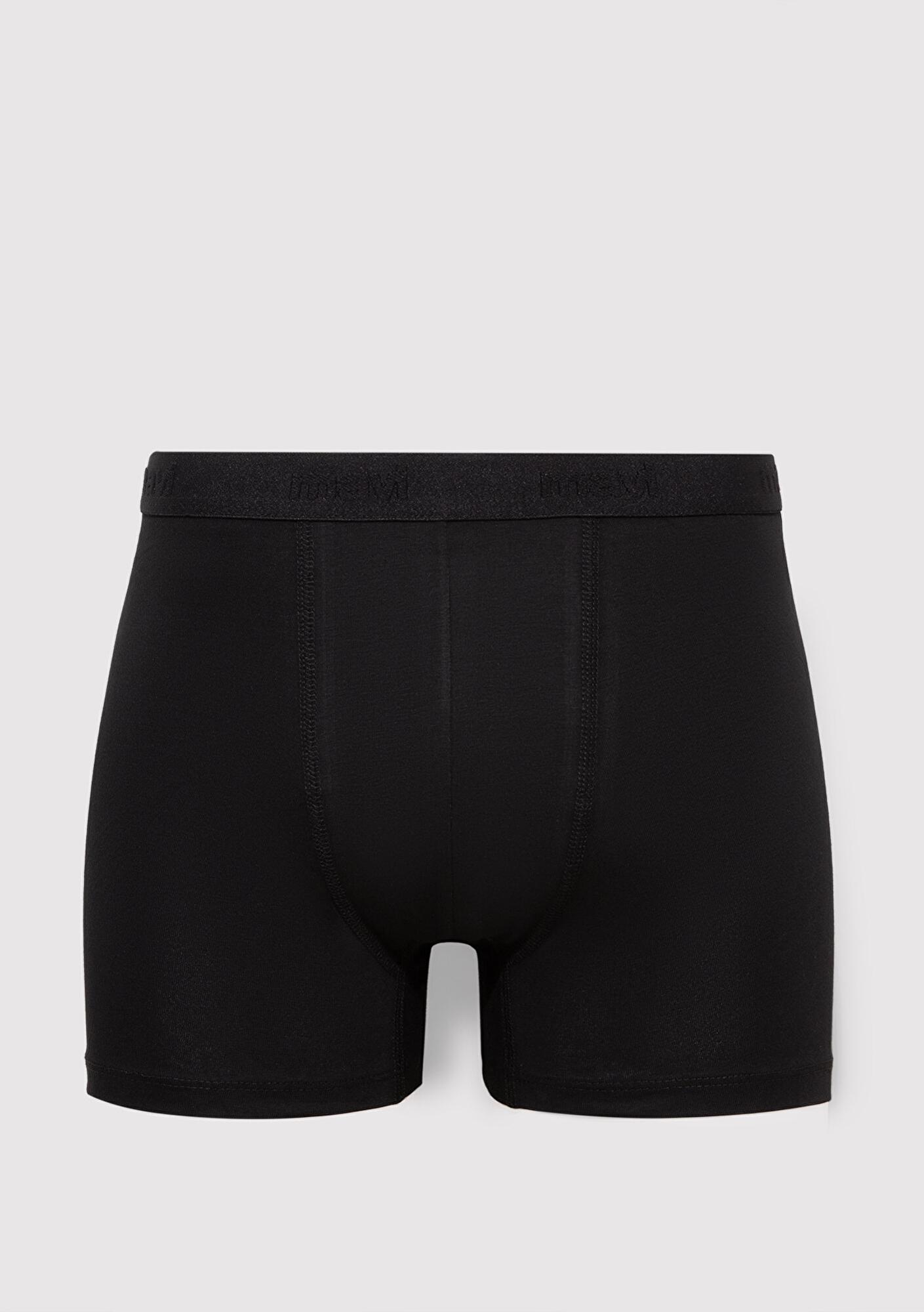 Mavi Siyah Basic Boxer 092121-900