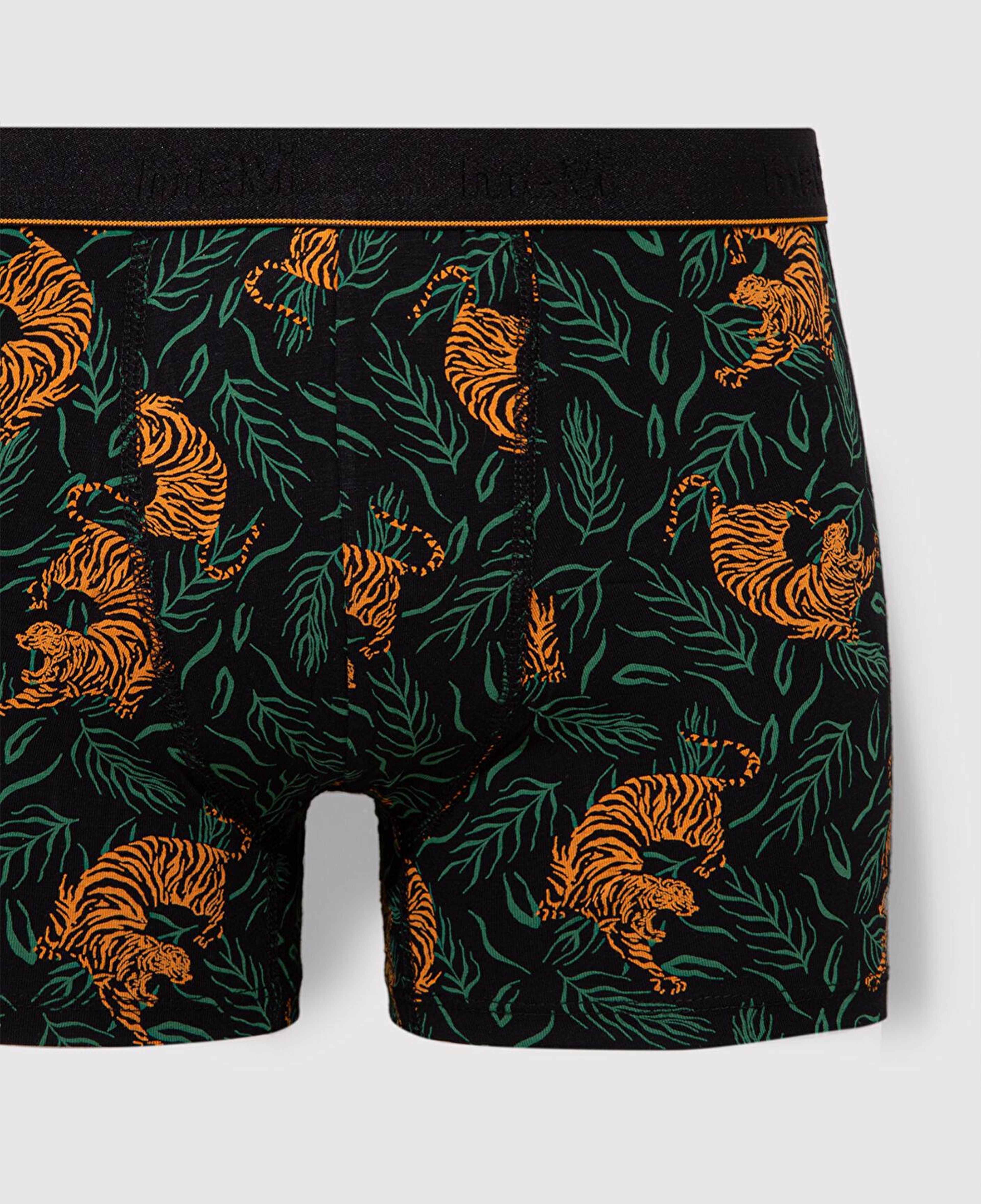 Mavi Kaplan Baskılı Boxer 0910117-900