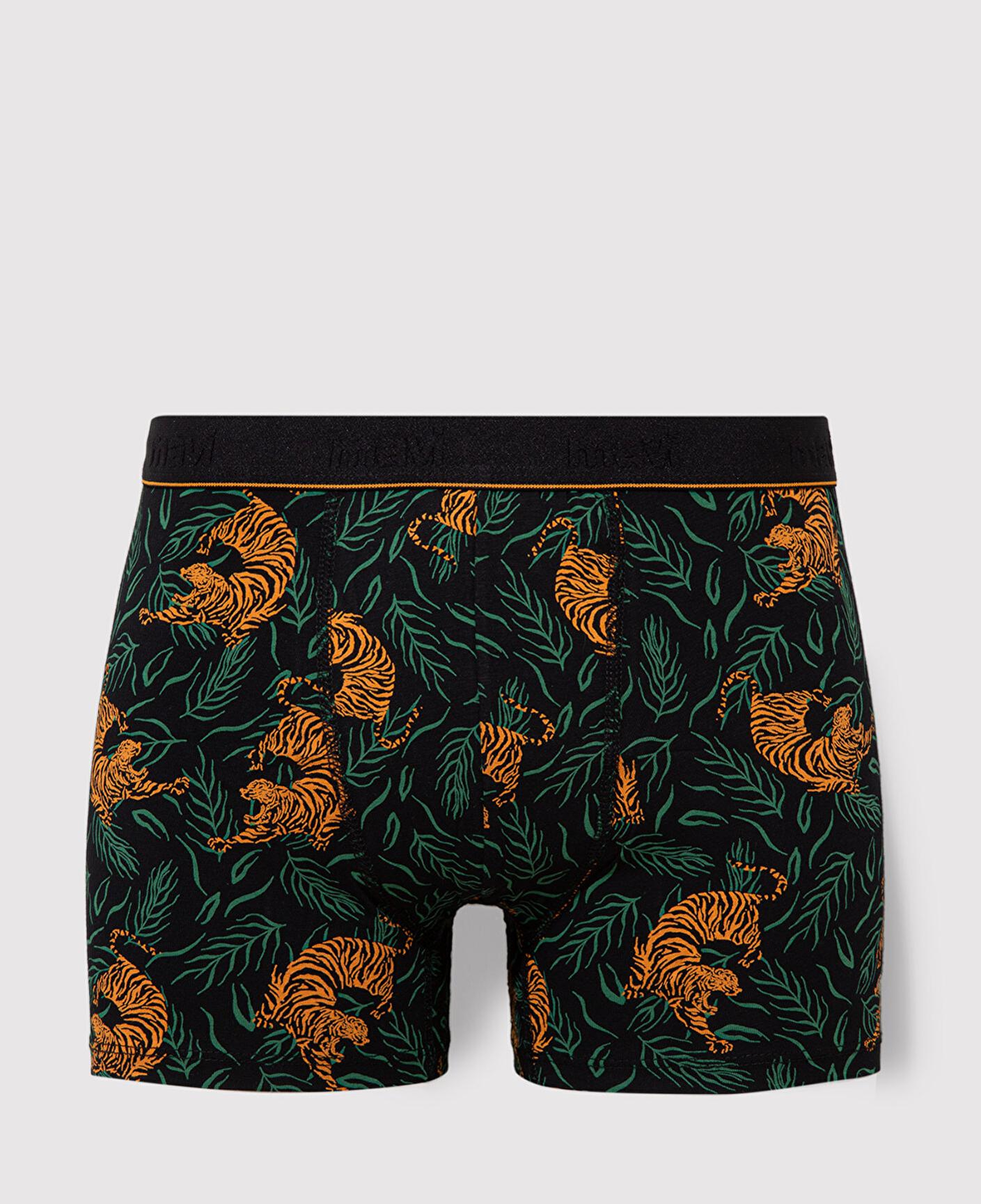 Mavi Kaplan Baskılı Boxer 0910117-900