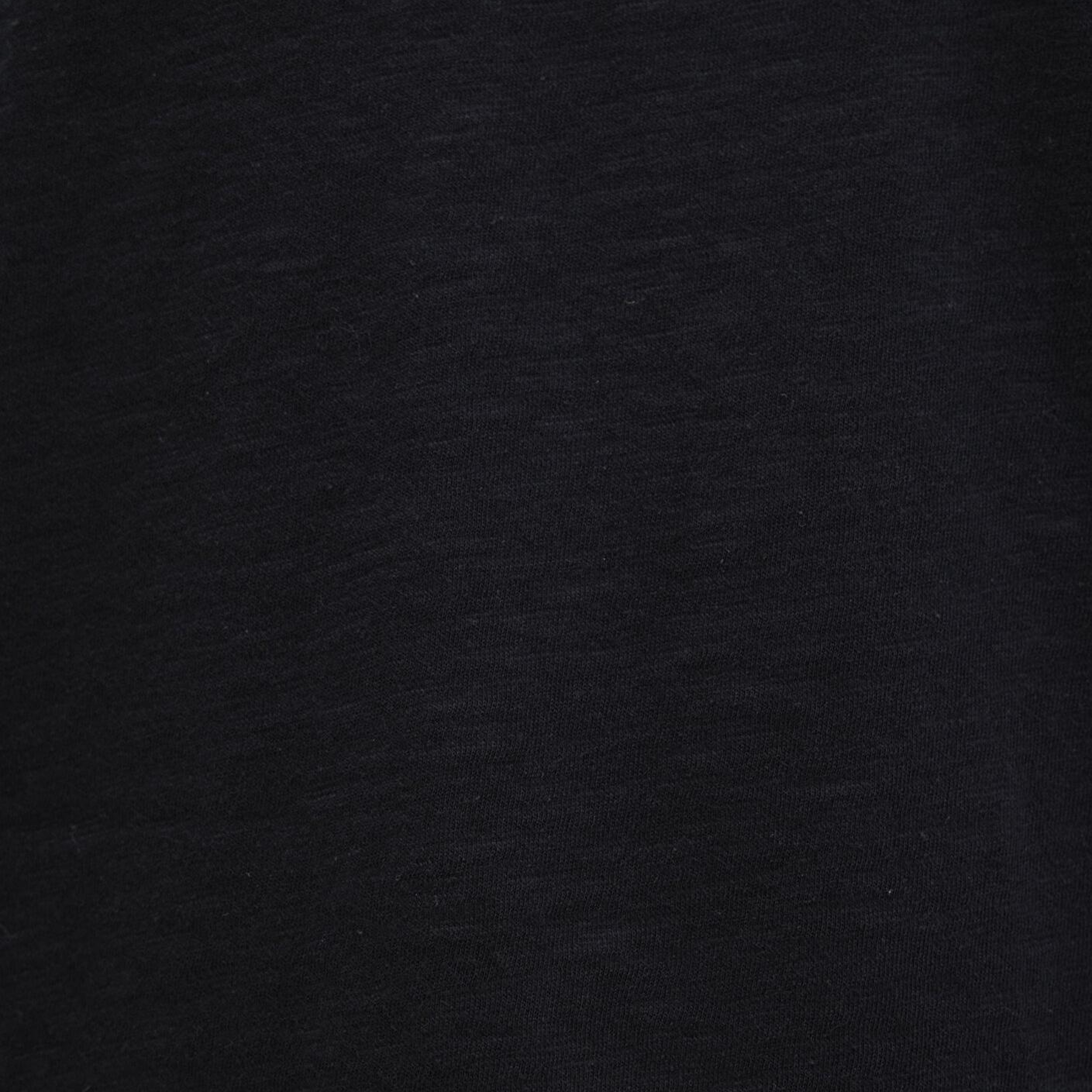 Mavi V Yaka Siyah Basic Tişört Loose Fit / Bol Rahat Kesim 1600961-900