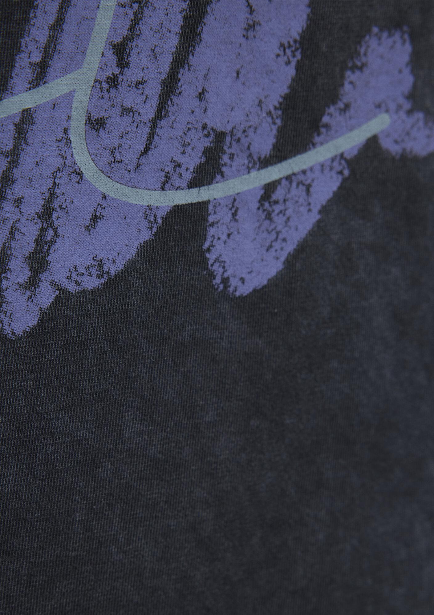 Mavi Mavi Baskılı Antrasit İstanbul Tişört Loose Fit / Bol Rahat Kesim 1601176-900