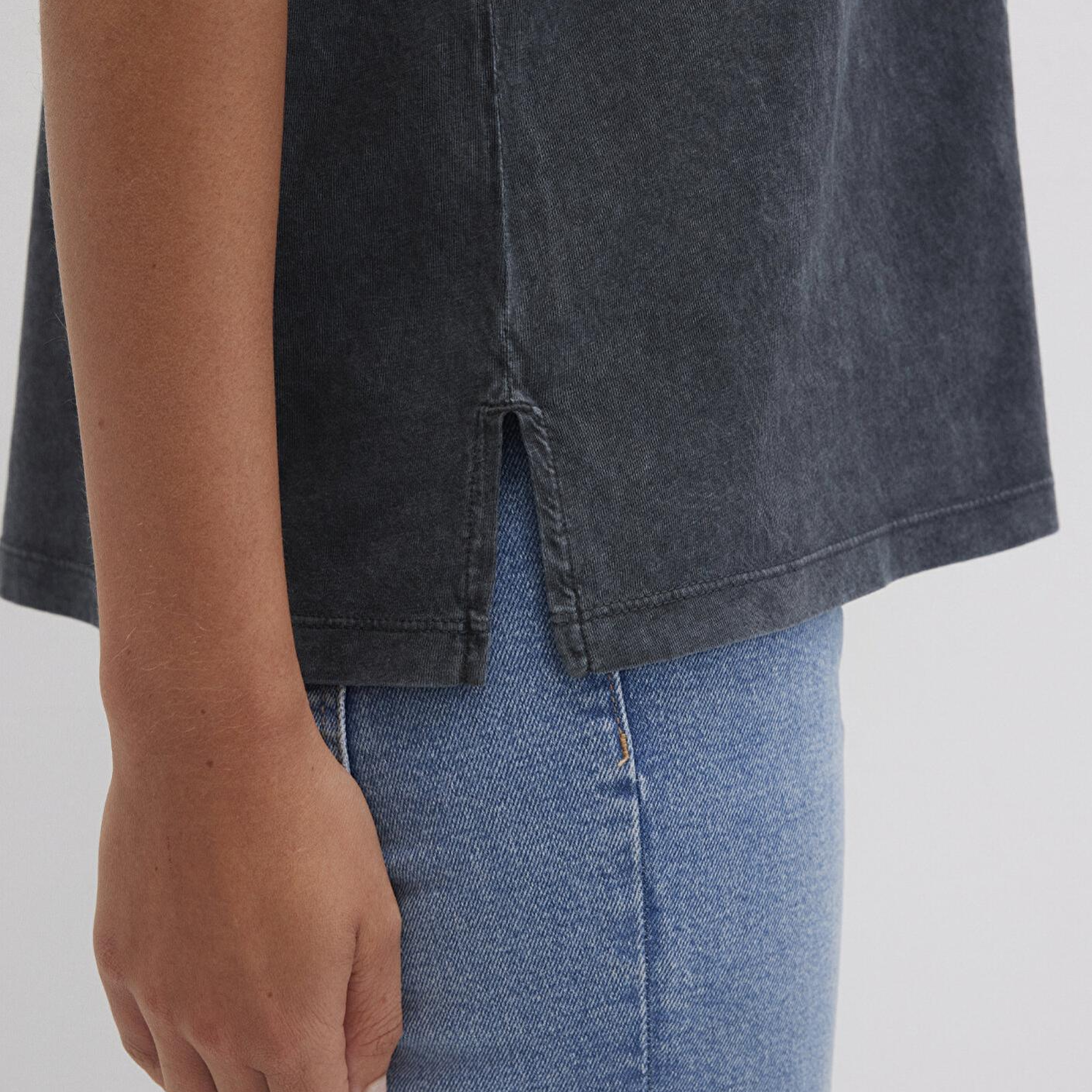 Mavi Mavi Baskılı Antrasit İstanbul Tişört Loose Fit / Bol Rahat Kesim 1601176-900