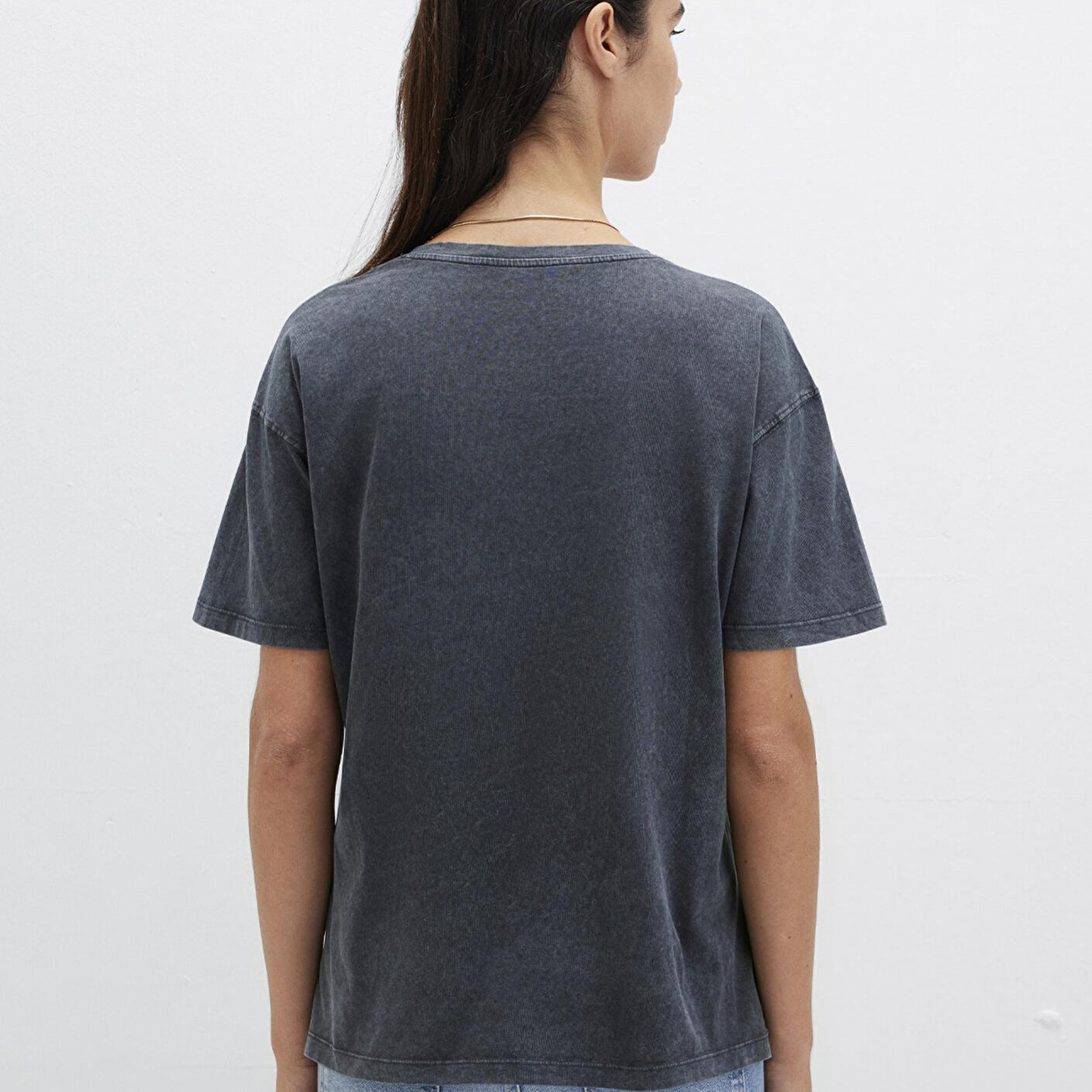 Mavi Mavi Baskılı Antrasit İstanbul Tişört Loose Fit / Bol Rahat Kesim 1601176-900