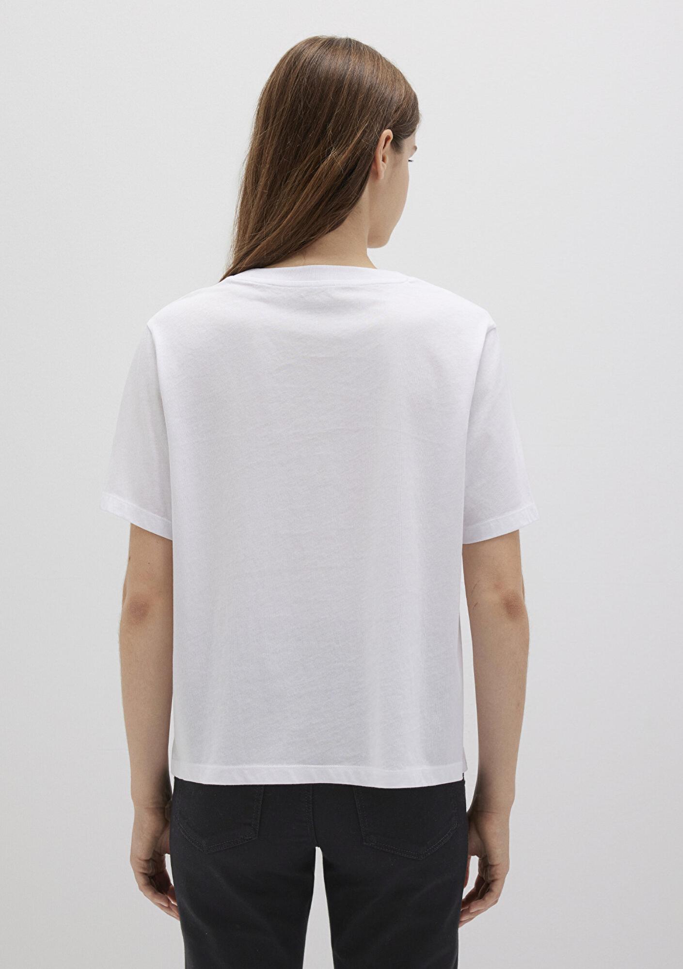 Mavi Kedi Baskılı İstanbul Tişört Regular Fit / Normal Kesim 1610225-620