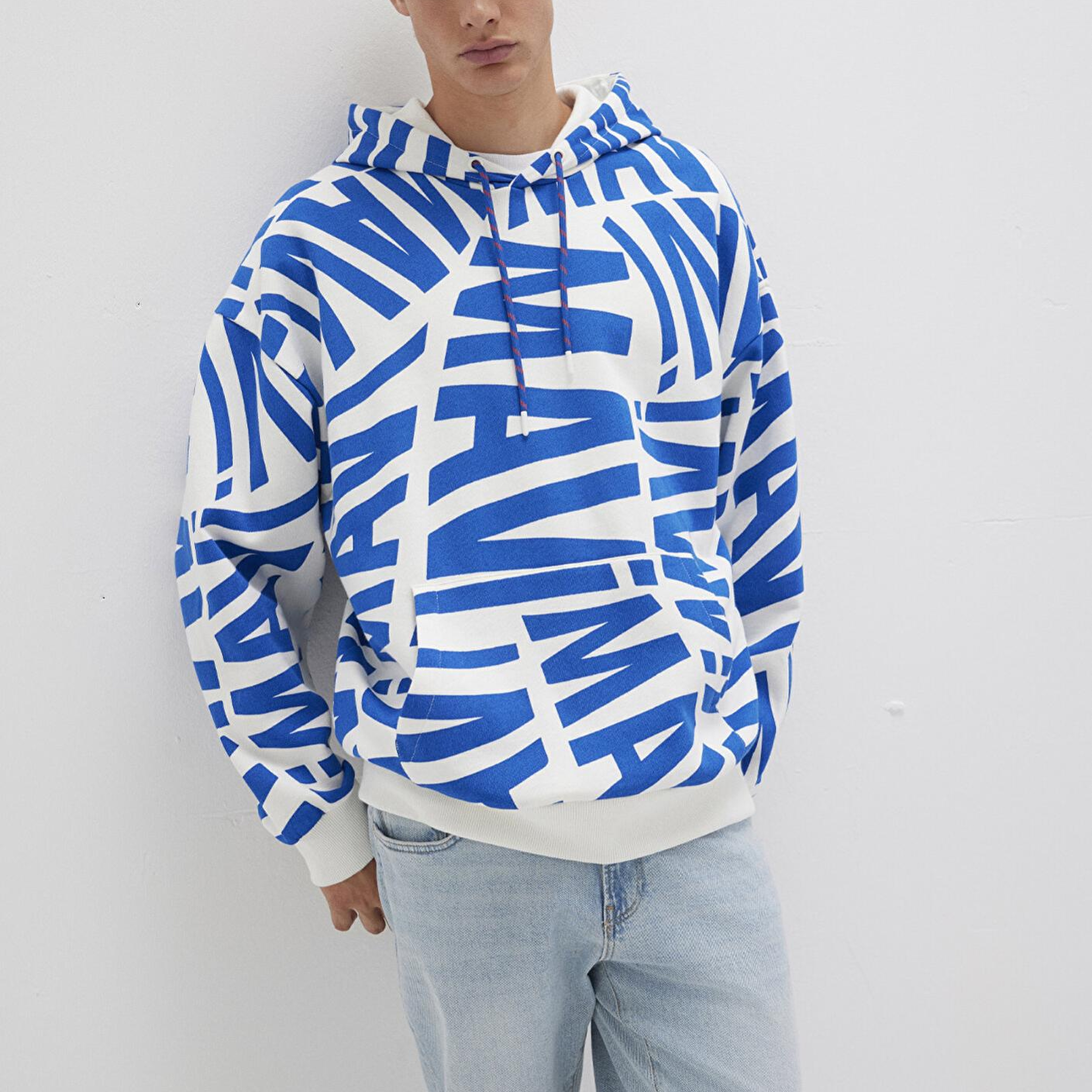 Mavi Mavi Baskılı Kapüşonlu Sweatshirt 0610121-620