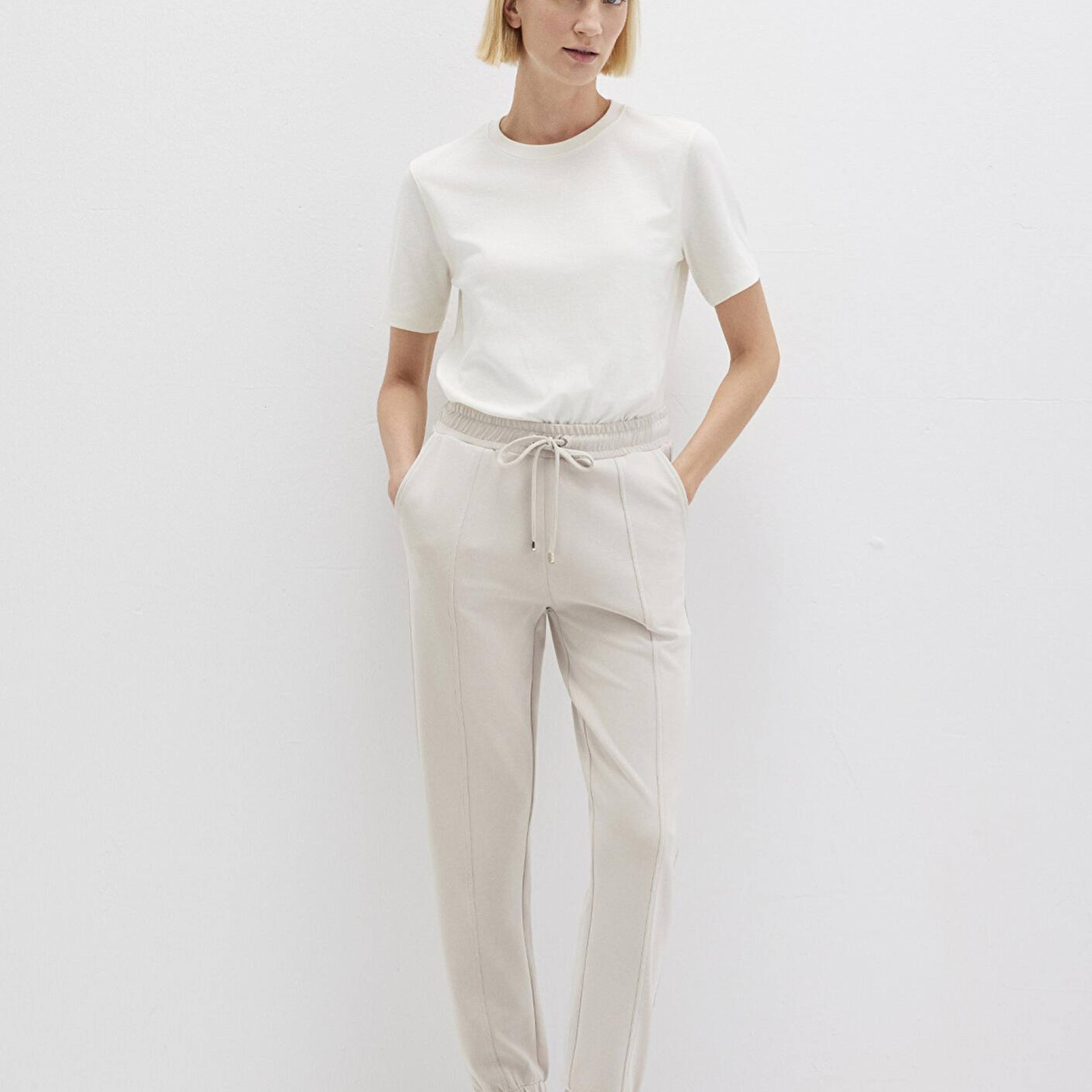 Mavi Lux Touch (TENCEL™) Modal Bej Eşofman Altı 1600453-34531