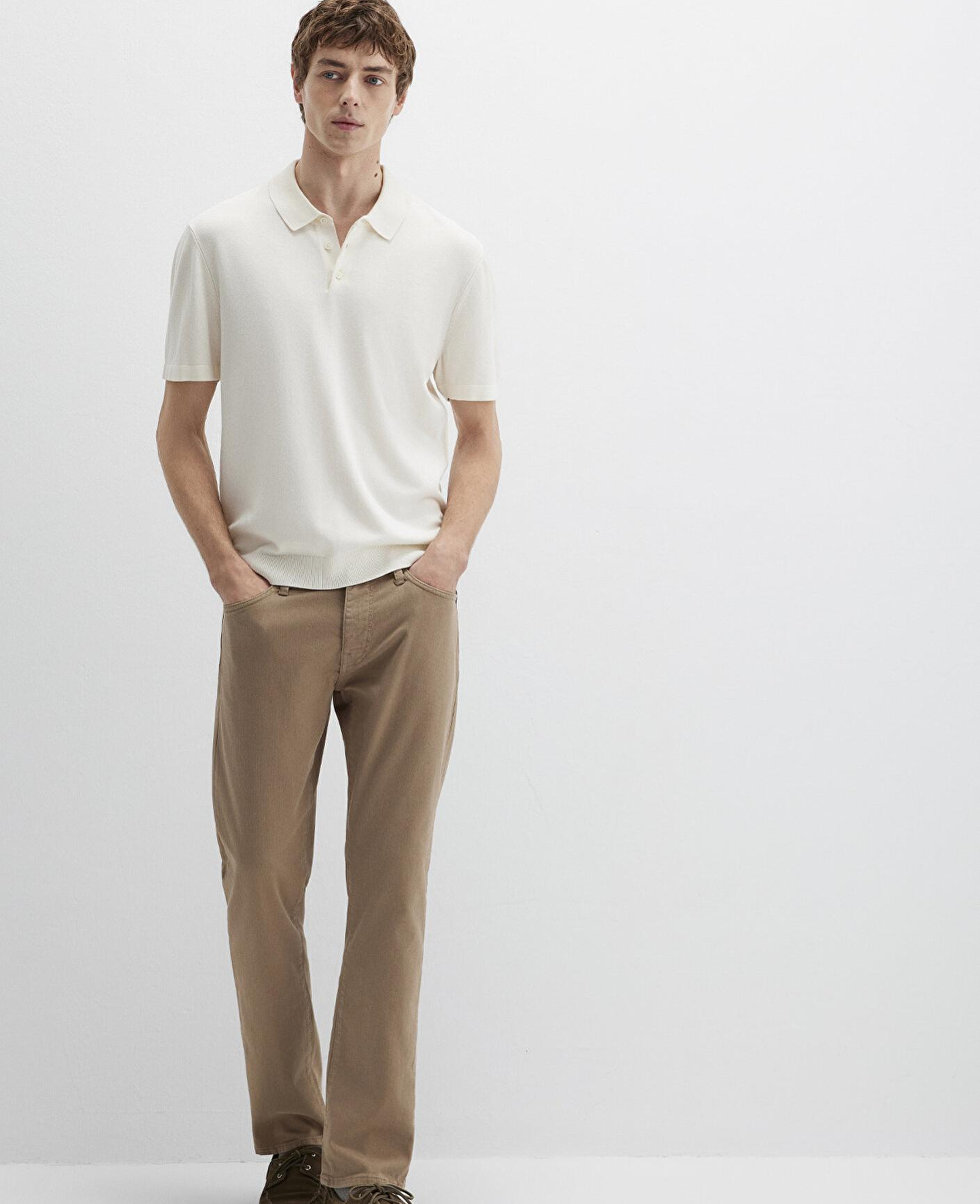 Mavi Martin Koyu Bej Comfort Gabardin Pantolon 0037832492