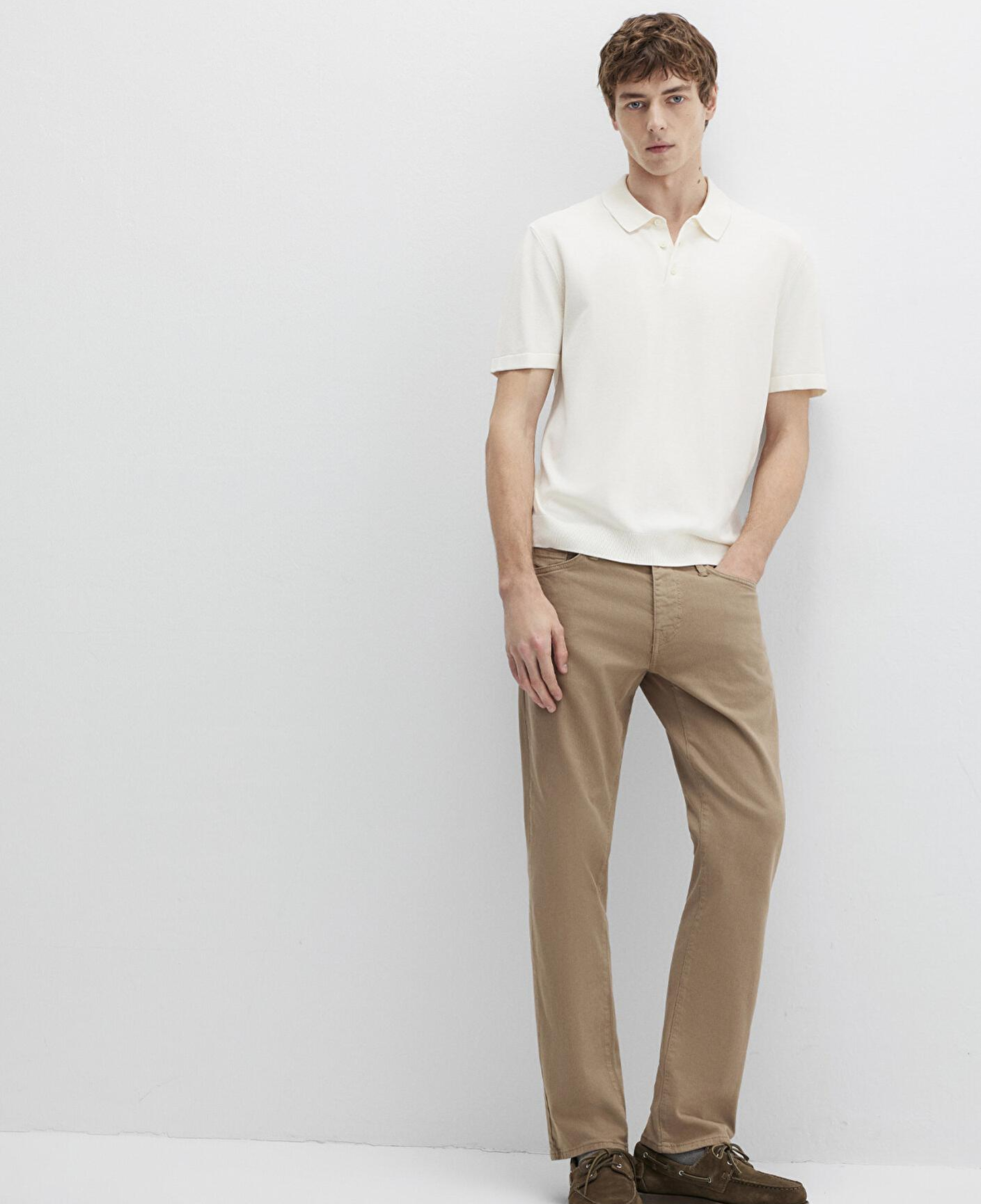 Mavi Martin Koyu Bej Comfort Gabardin Pantolon 0037832492