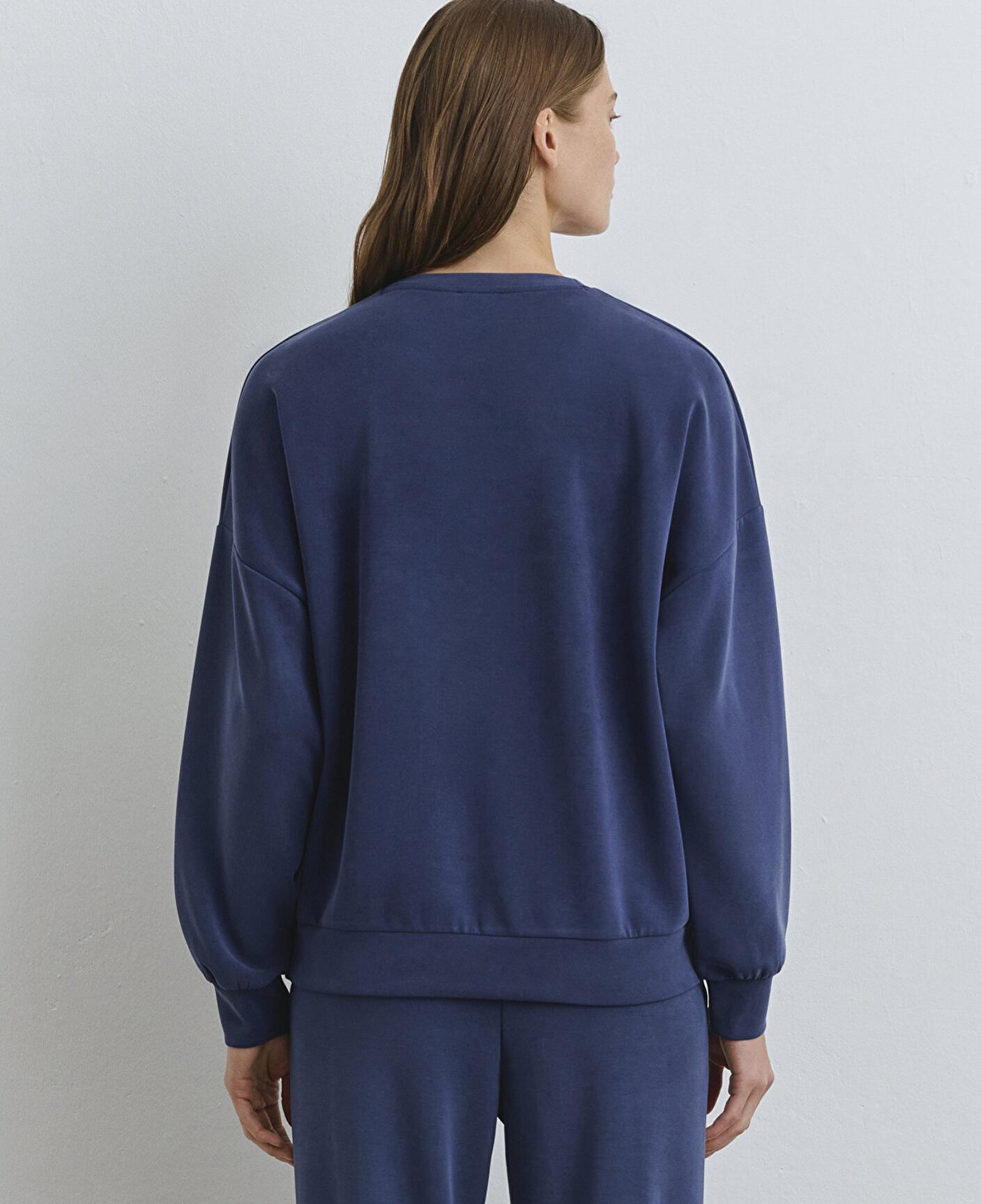 Mavi Lux Touch (TENCEL™) Modal Lacivert Sweatshirt 168837-70491