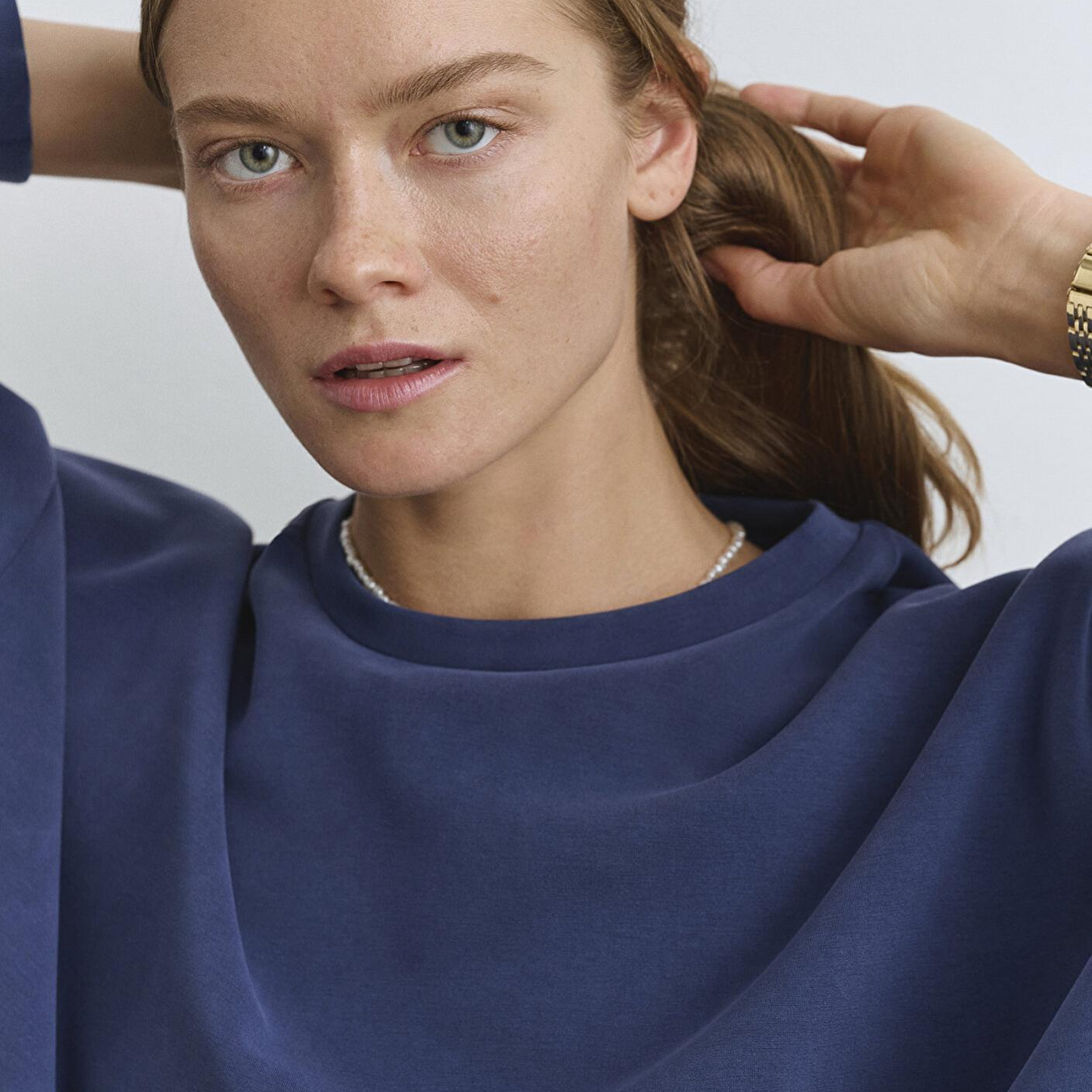 Mavi Lux Touch (TENCEL™) Modal Lacivert Sweatshirt 168837-70491