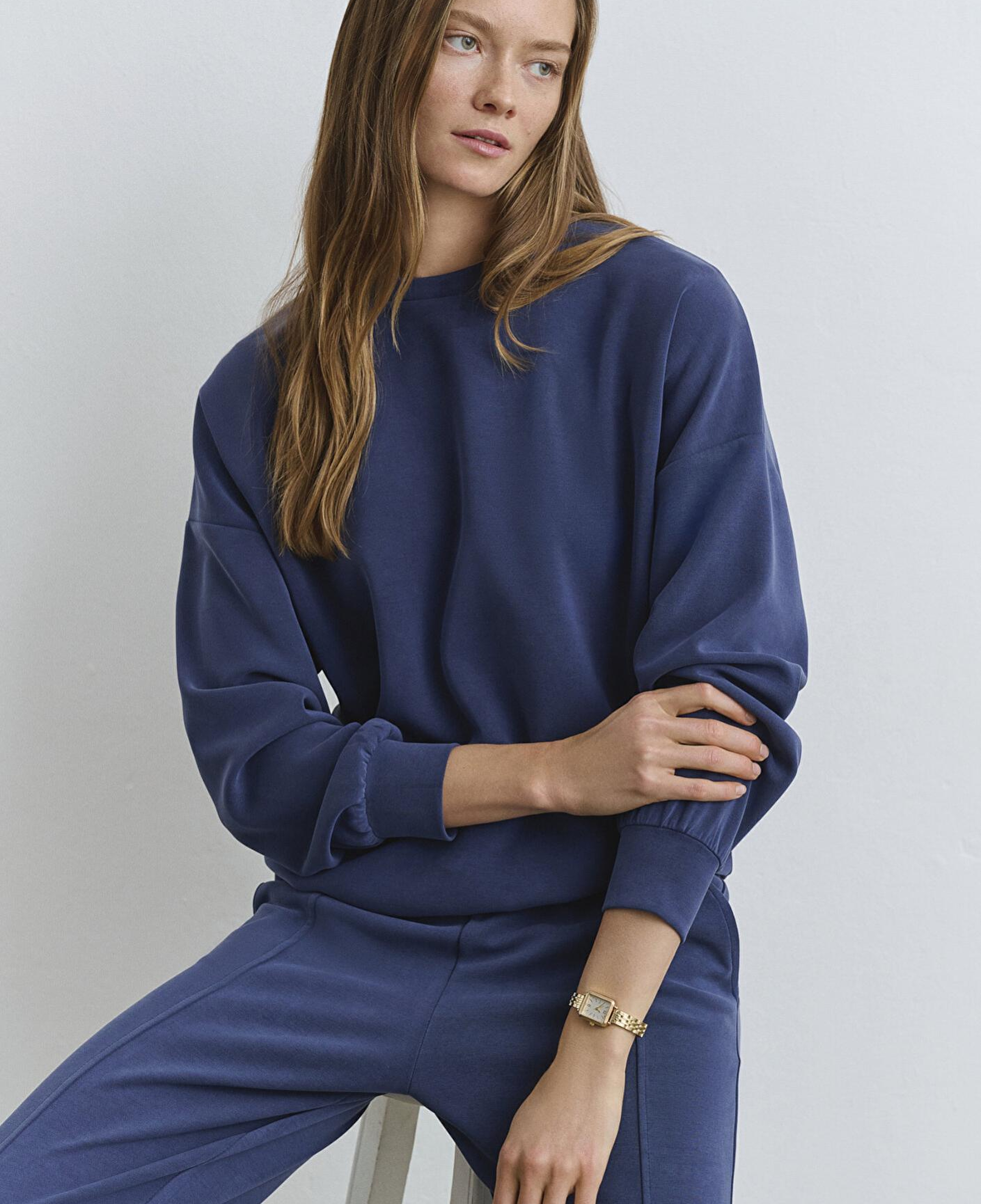 Mavi Lux Touch (TENCEL™) Modal Lacivert Sweatshirt 168837-70491