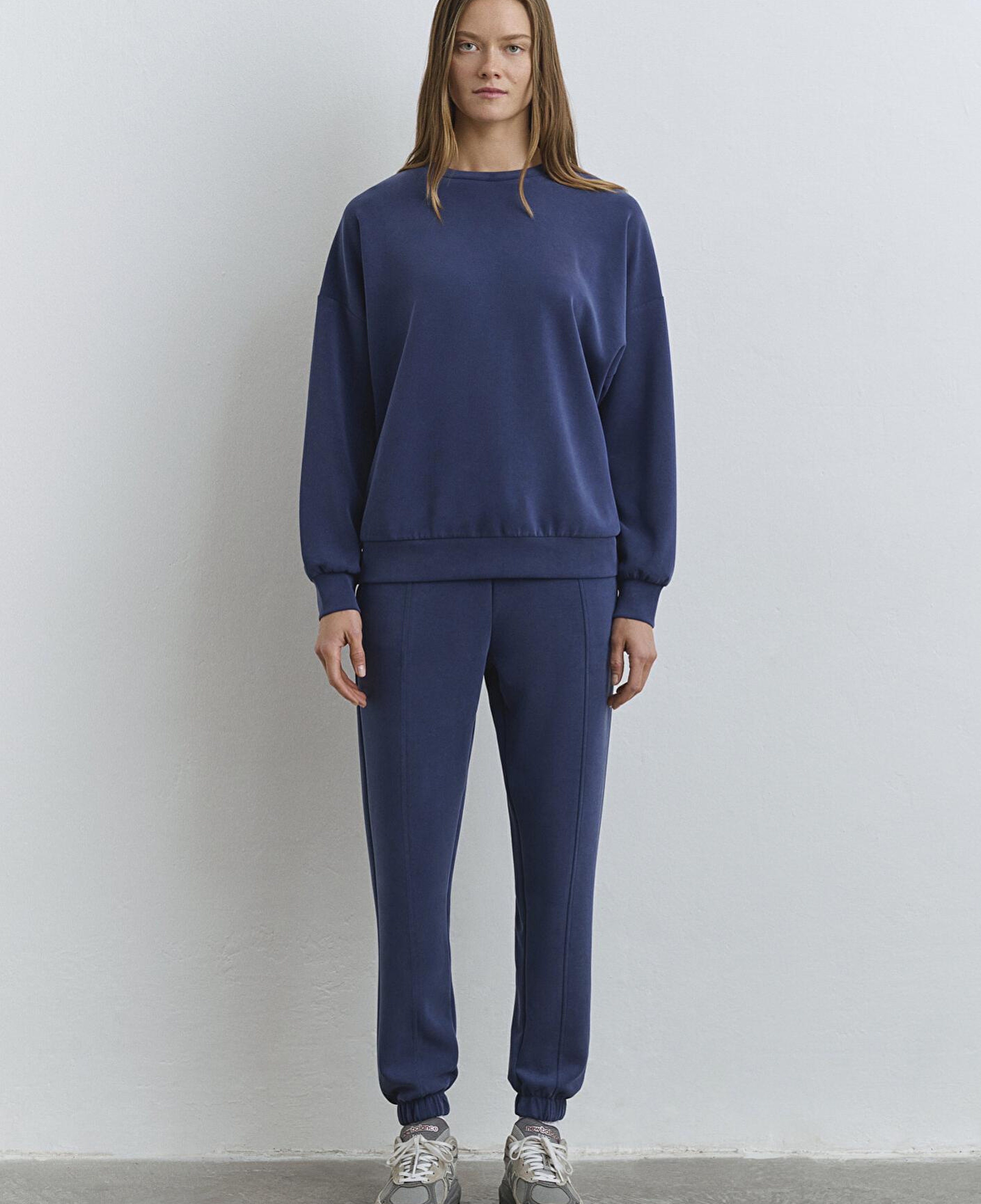 Mavi Lux Touch (TENCEL™) Modal Lacivert Sweatshirt 168837-70491