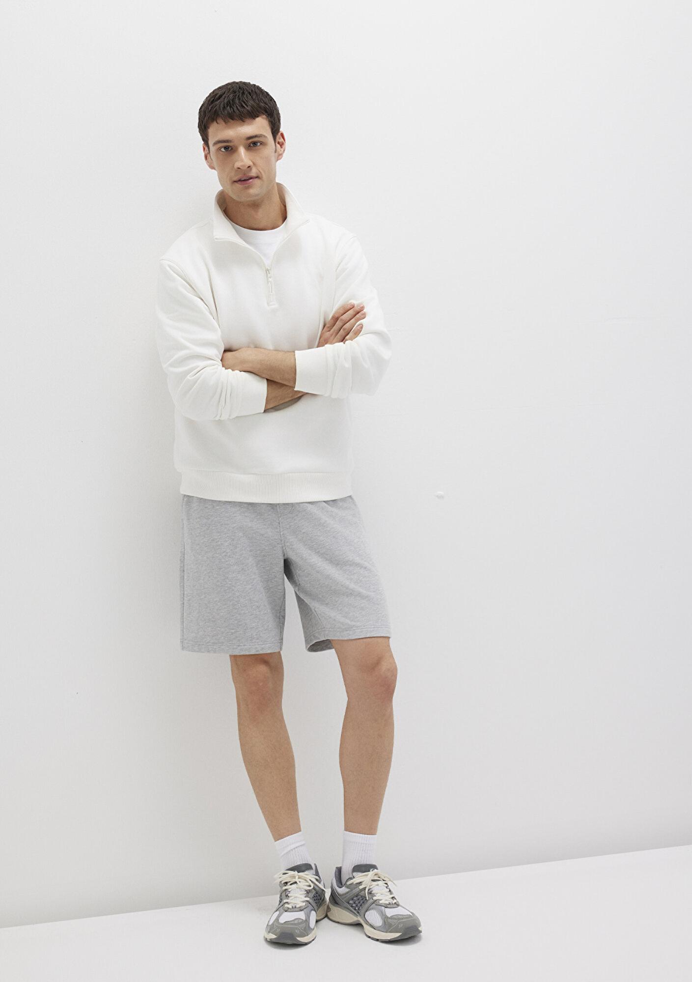 Mavi Gri Basic Şort 066935-35010