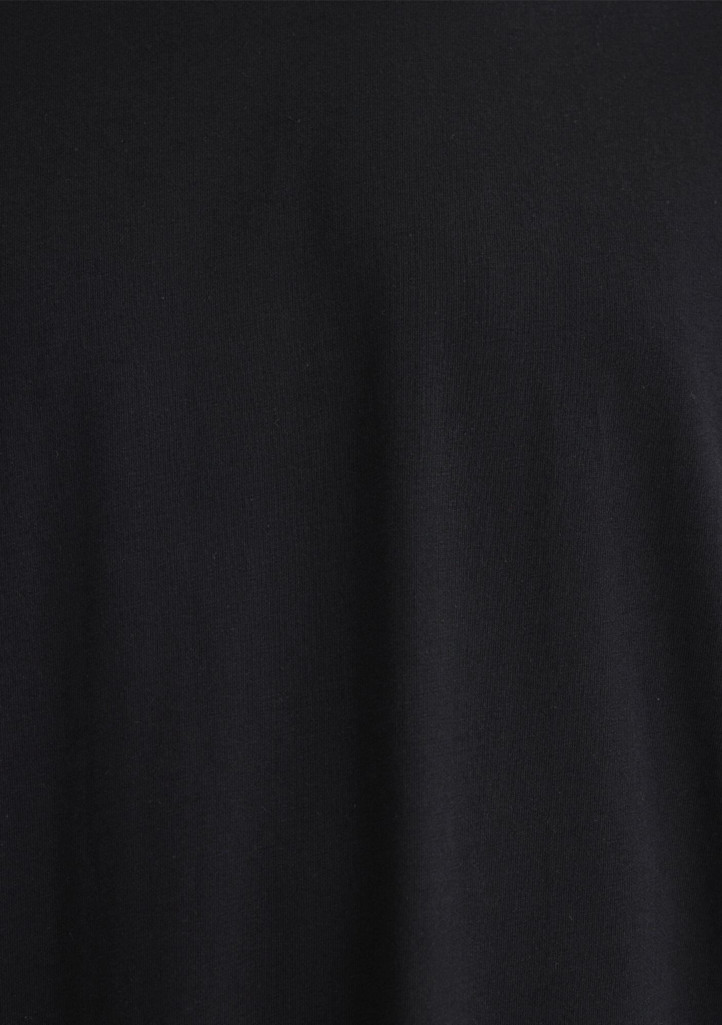 Mavi Bisiklet Yaka Siyah Basic Tişört Slim Long Fit / Slim Uzun Kesim 067082-900