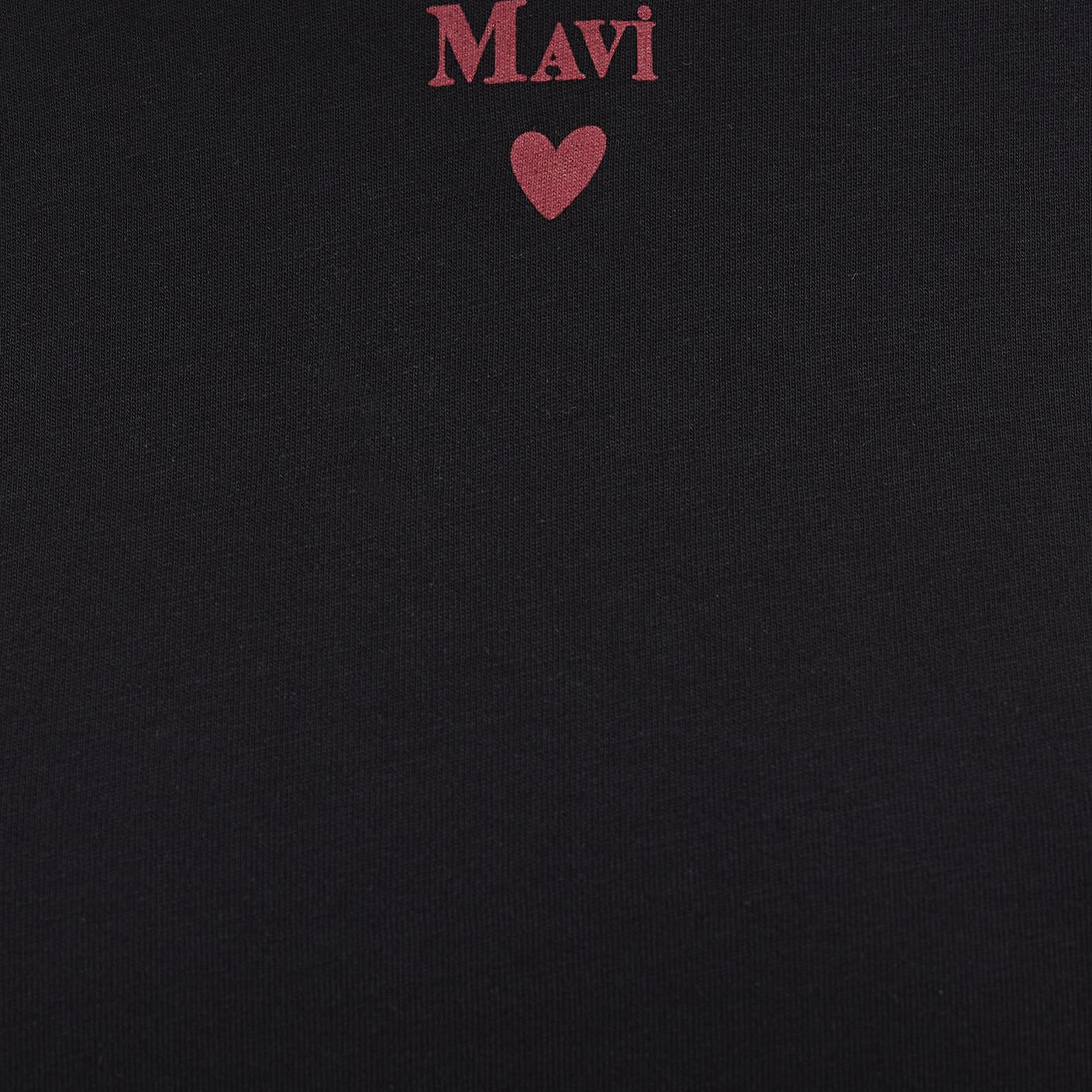 Mavi Mavi Logo Baskılı Siyah Tişört Semi Slim Fit / Yarı Dar Kesim 1601185-900
