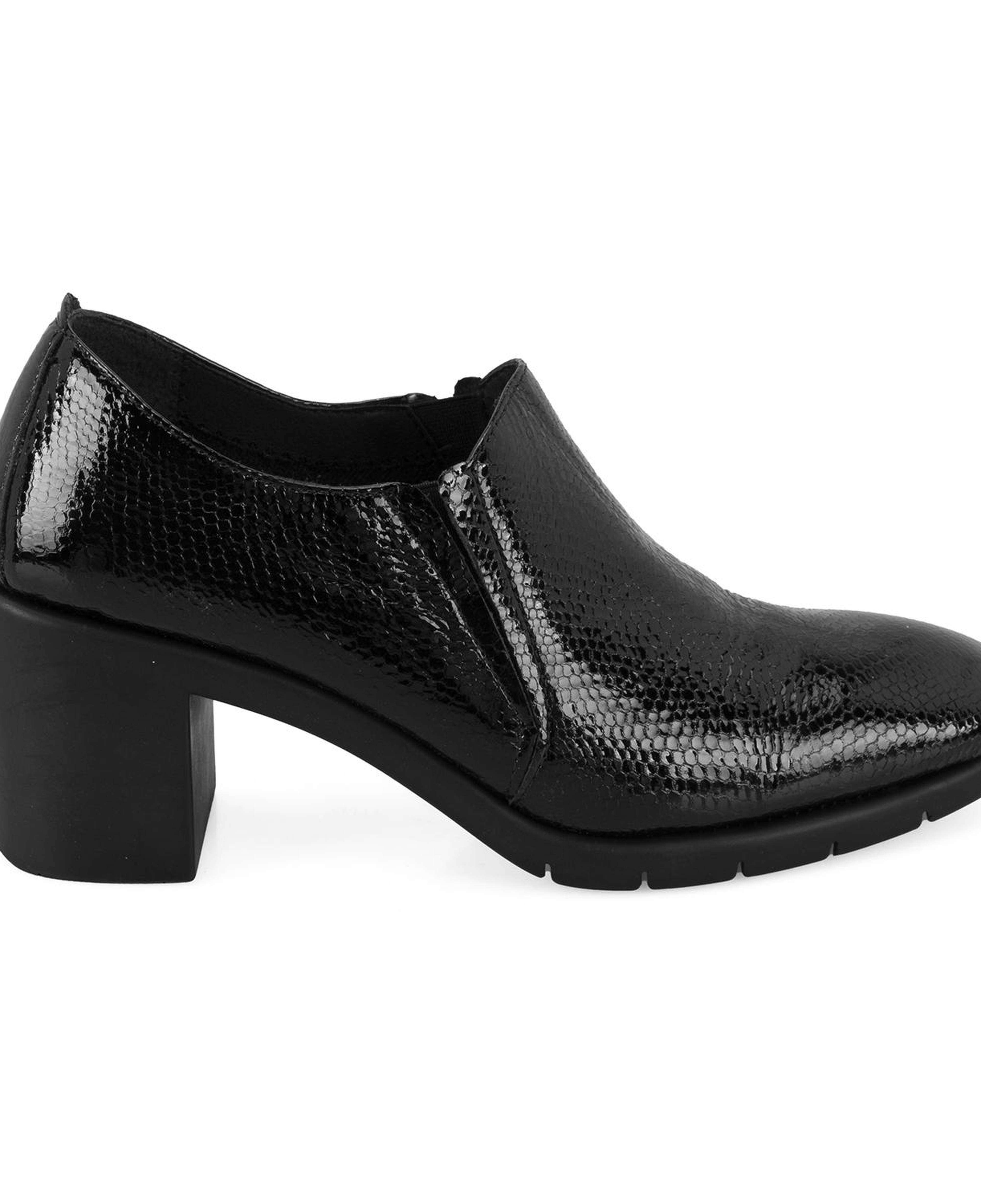 Kadın Siyah DesaComfort Topuklu Deri Günlük Ayakkabı