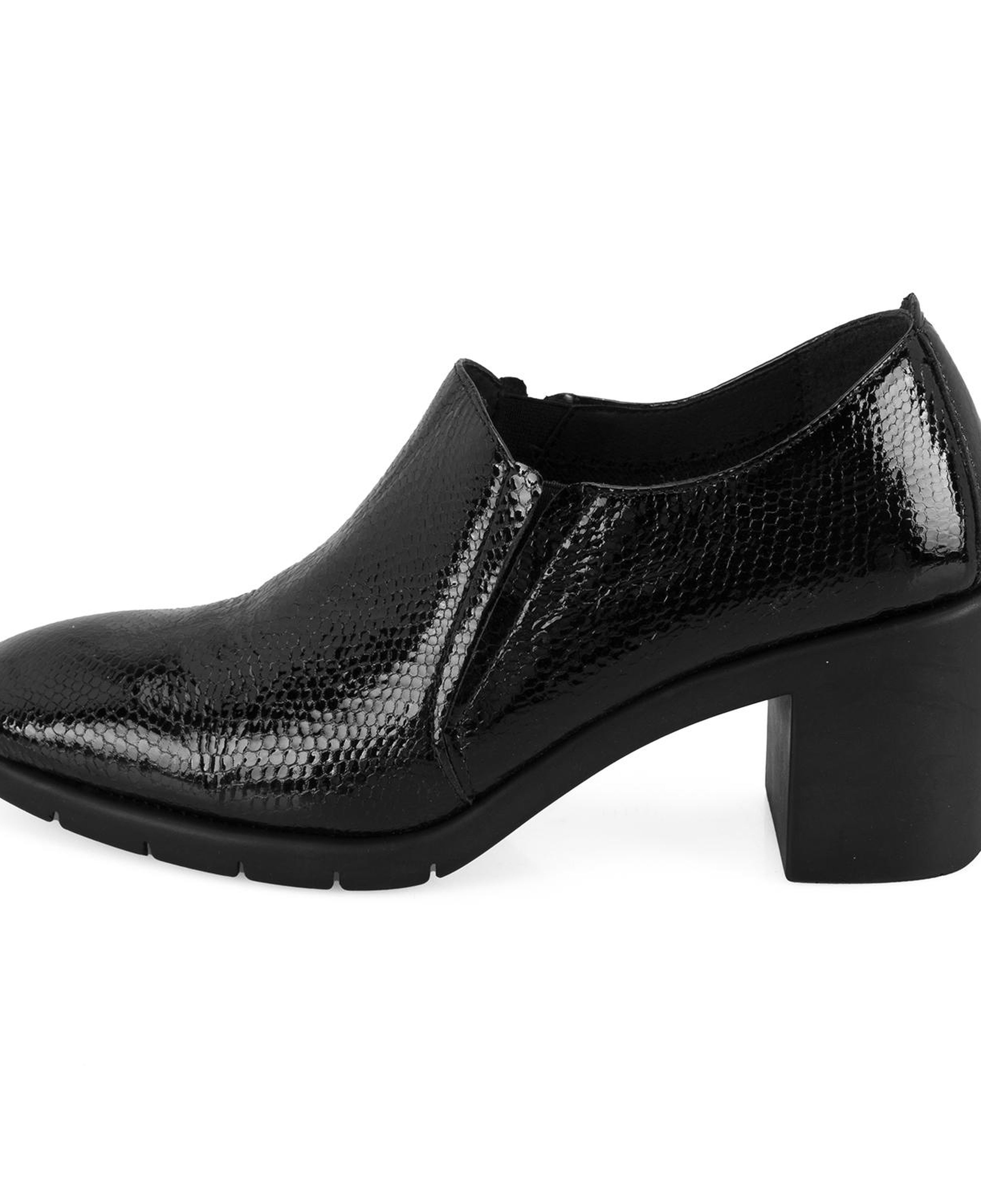 Kadın Siyah DesaComfort Topuklu Deri Günlük Ayakkabı