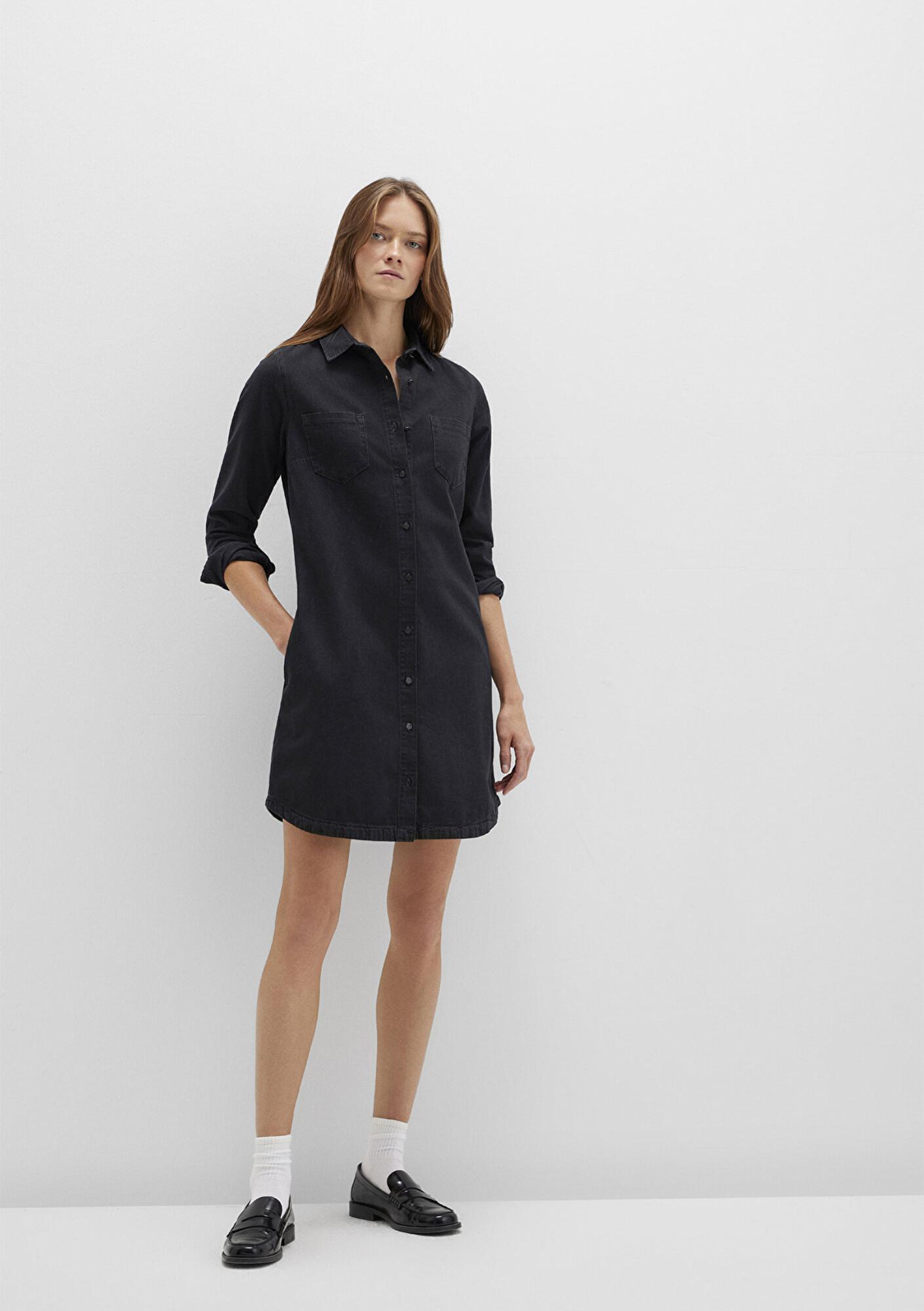 Mavi Liz Everyday Antrasit Jean Elbise 130656-34926