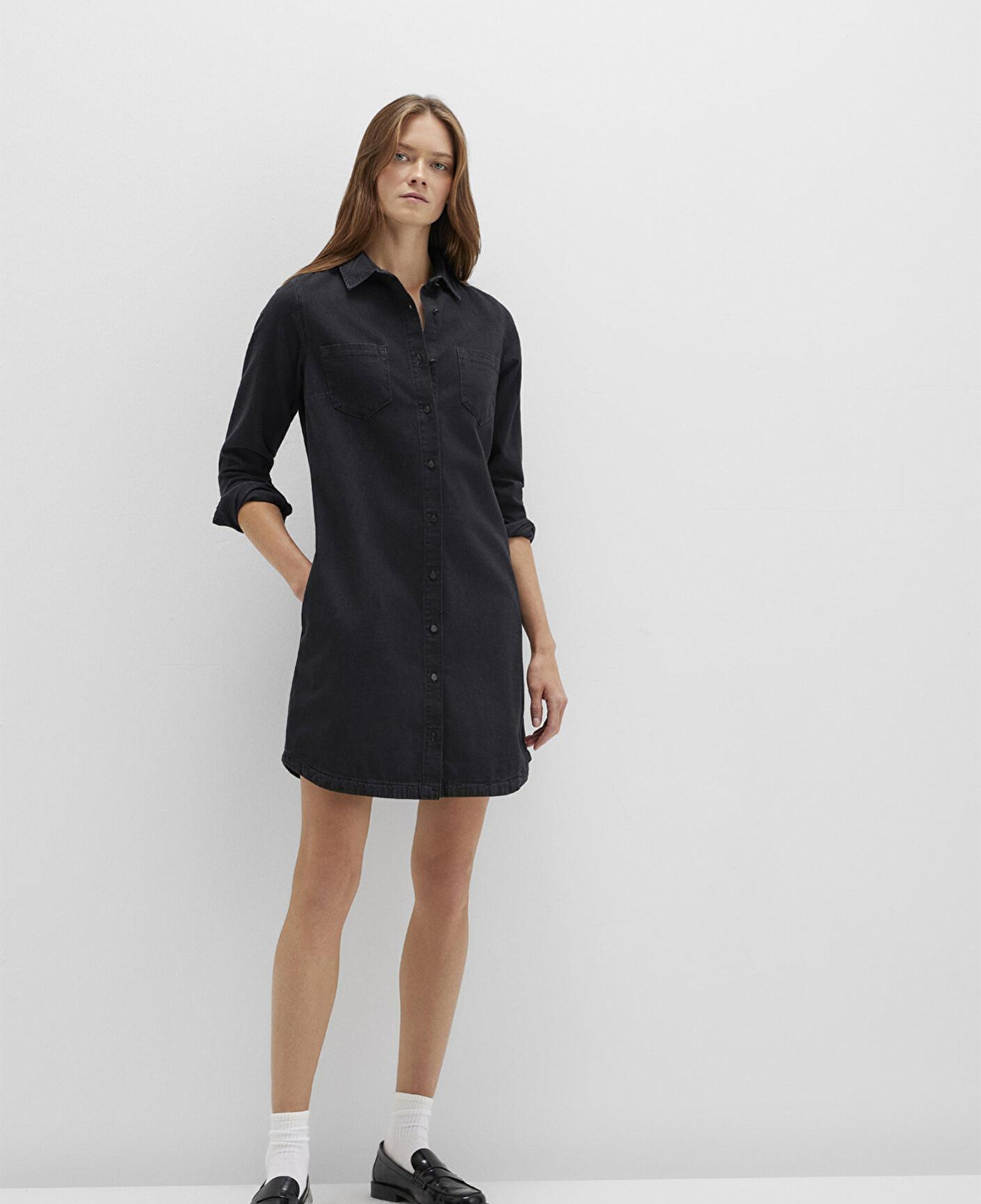 Mavi Liz Everyday Antrasit Jean Elbise 130656-34926