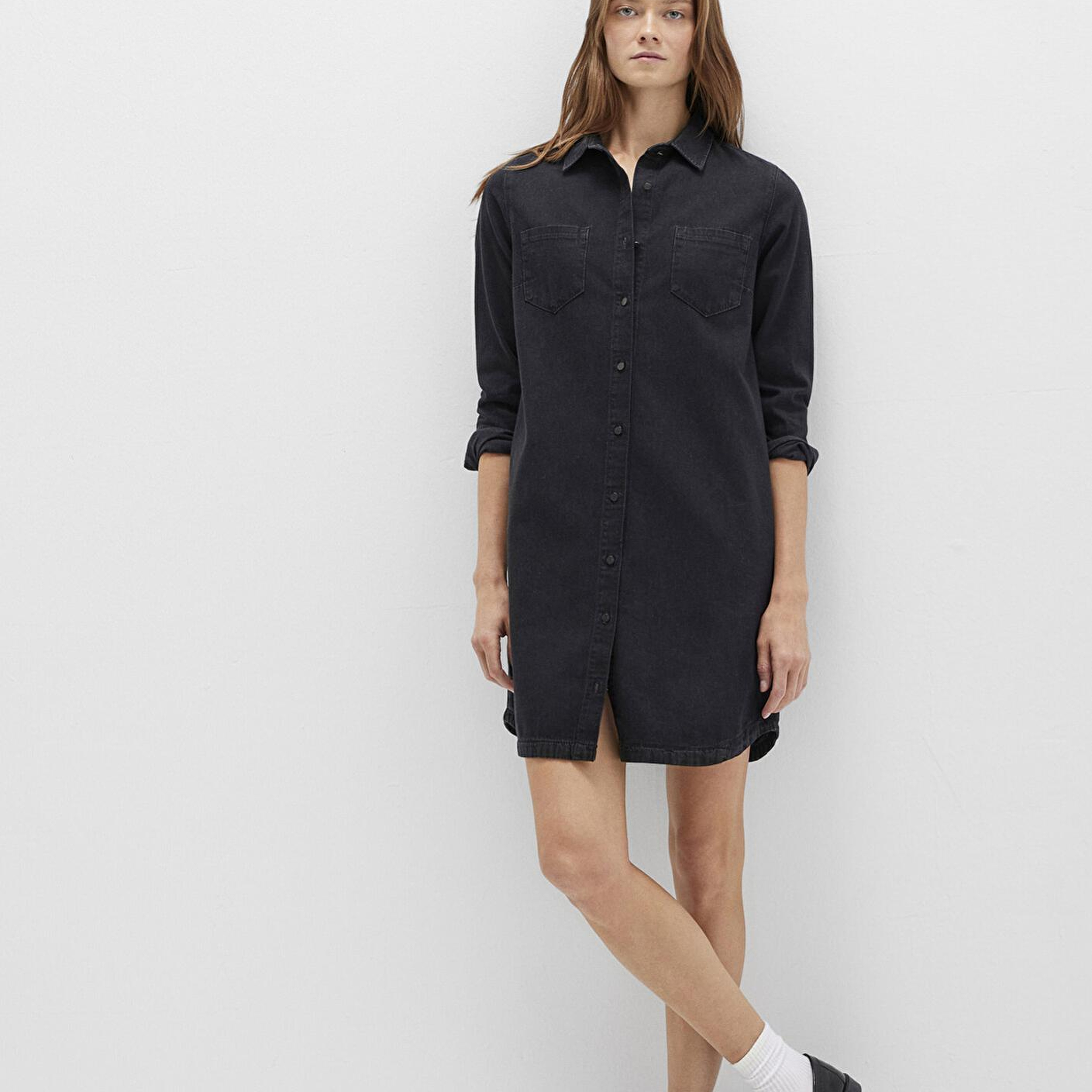 Mavi Liz Everyday Antrasit Jean Elbise 130656-34926