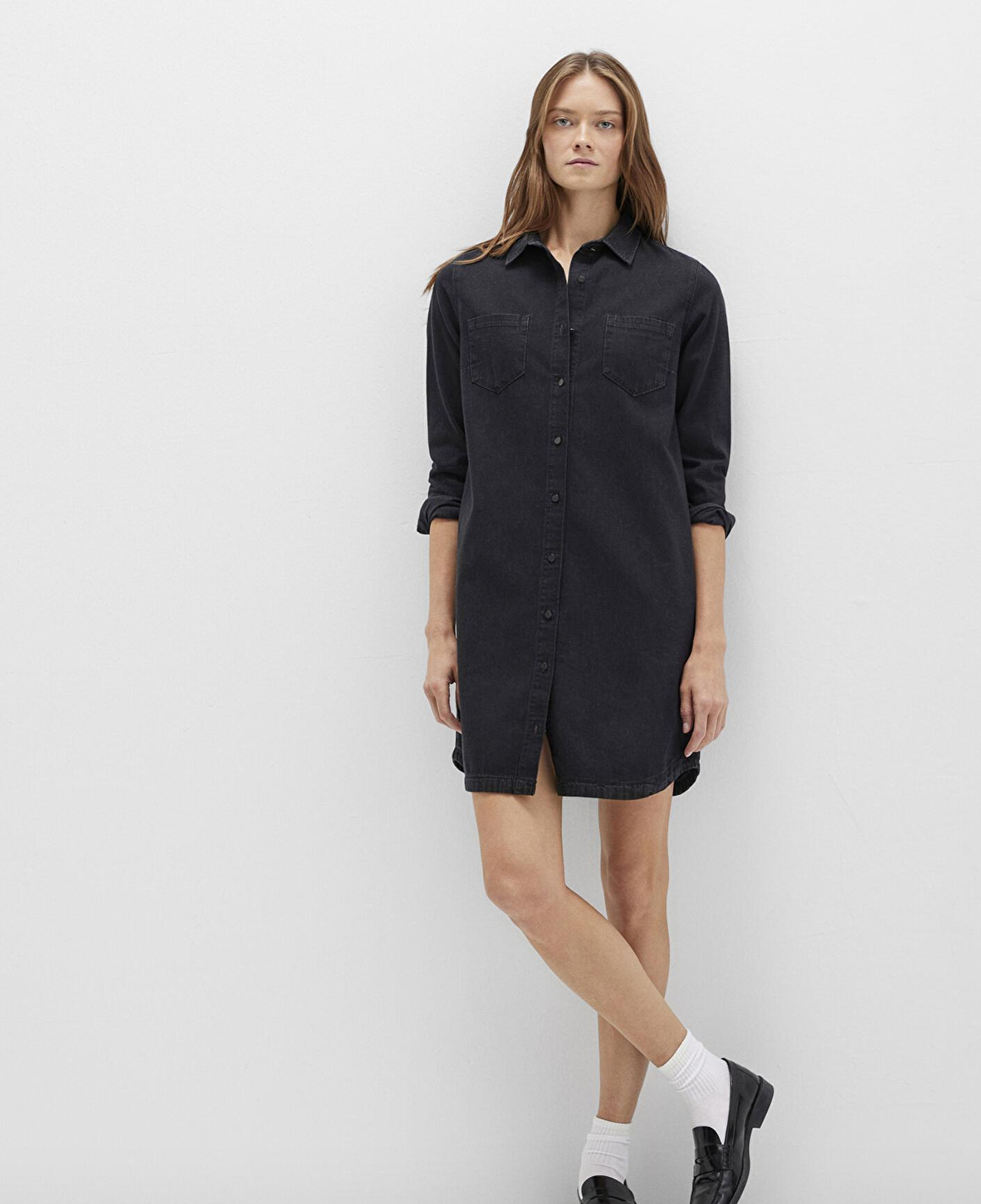 Mavi Liz Everyday Antrasit Jean Elbise 130656-34926