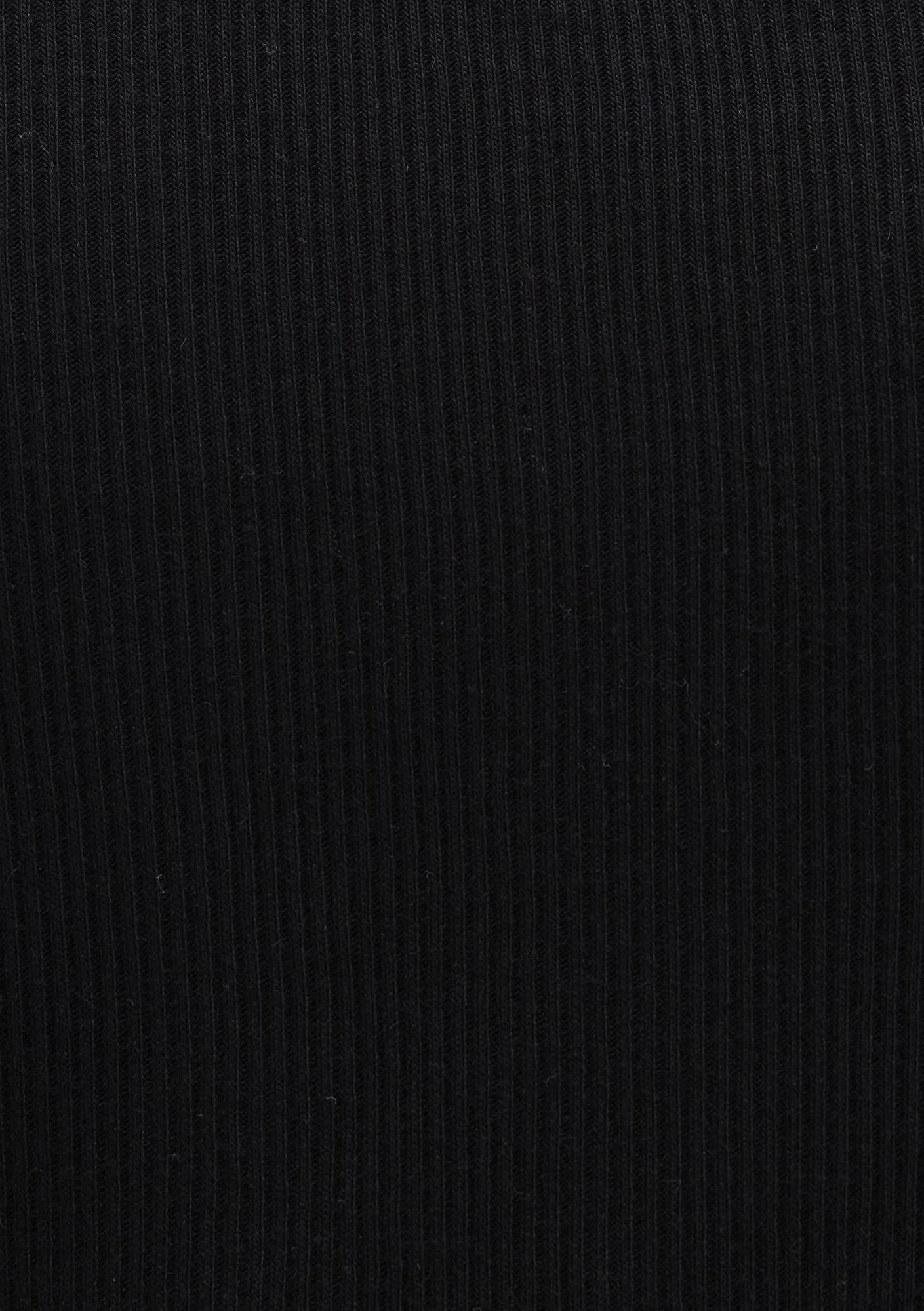 Mavi Siyah Basic V Yaka Tişört Fitted / Vücuda Oturan Kesim 1601040-900