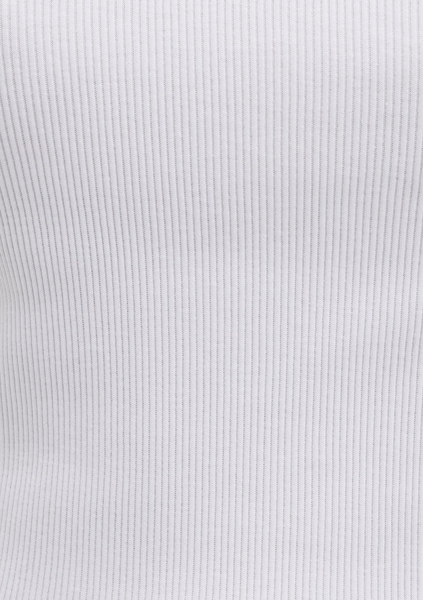 Mavi Beyaz Basic V Yaka Tişört Fitted / Vücuda Oturan Kesim 1601040-620