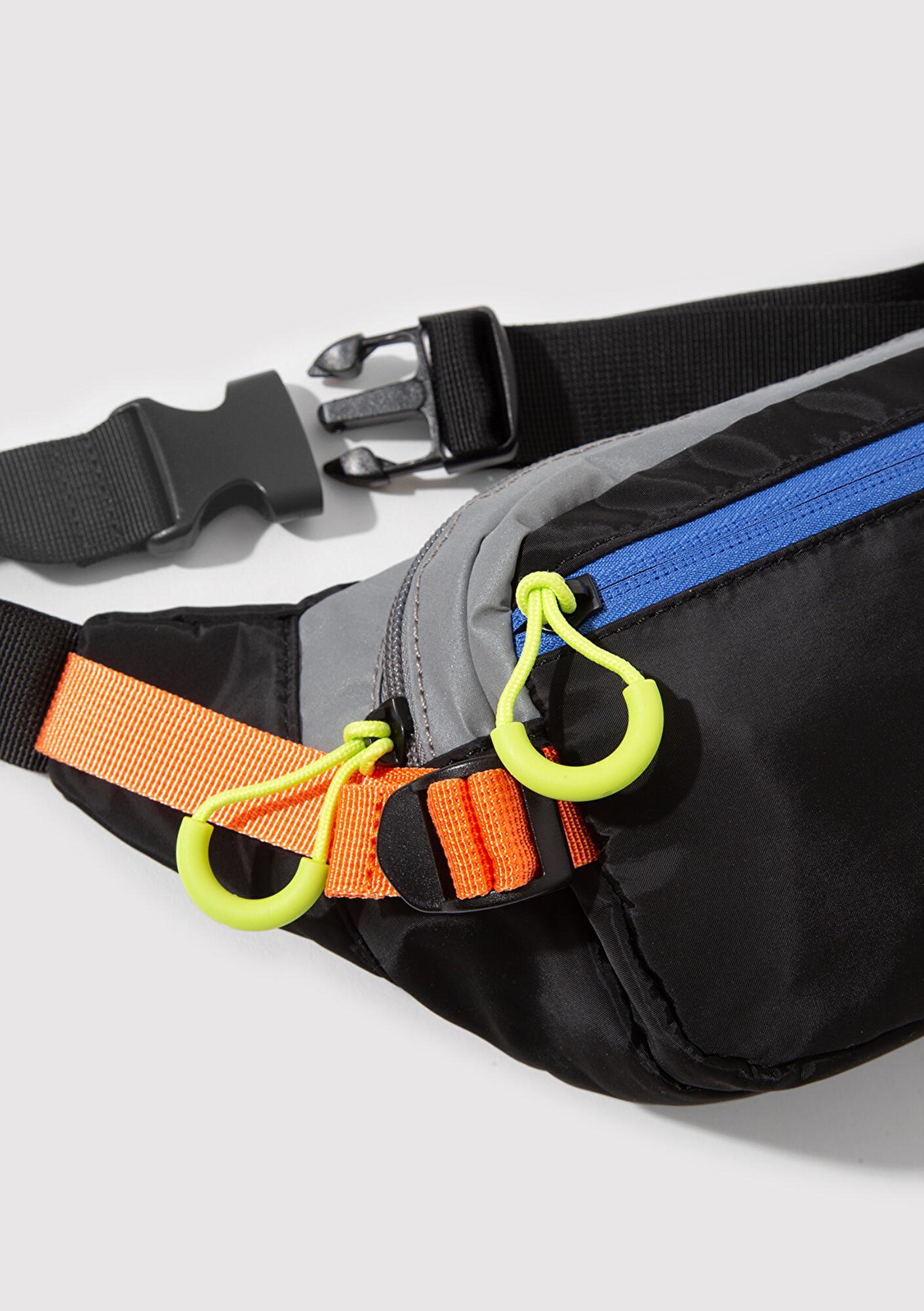 Mavi Çok Renkli Bel Çantası 092692-900