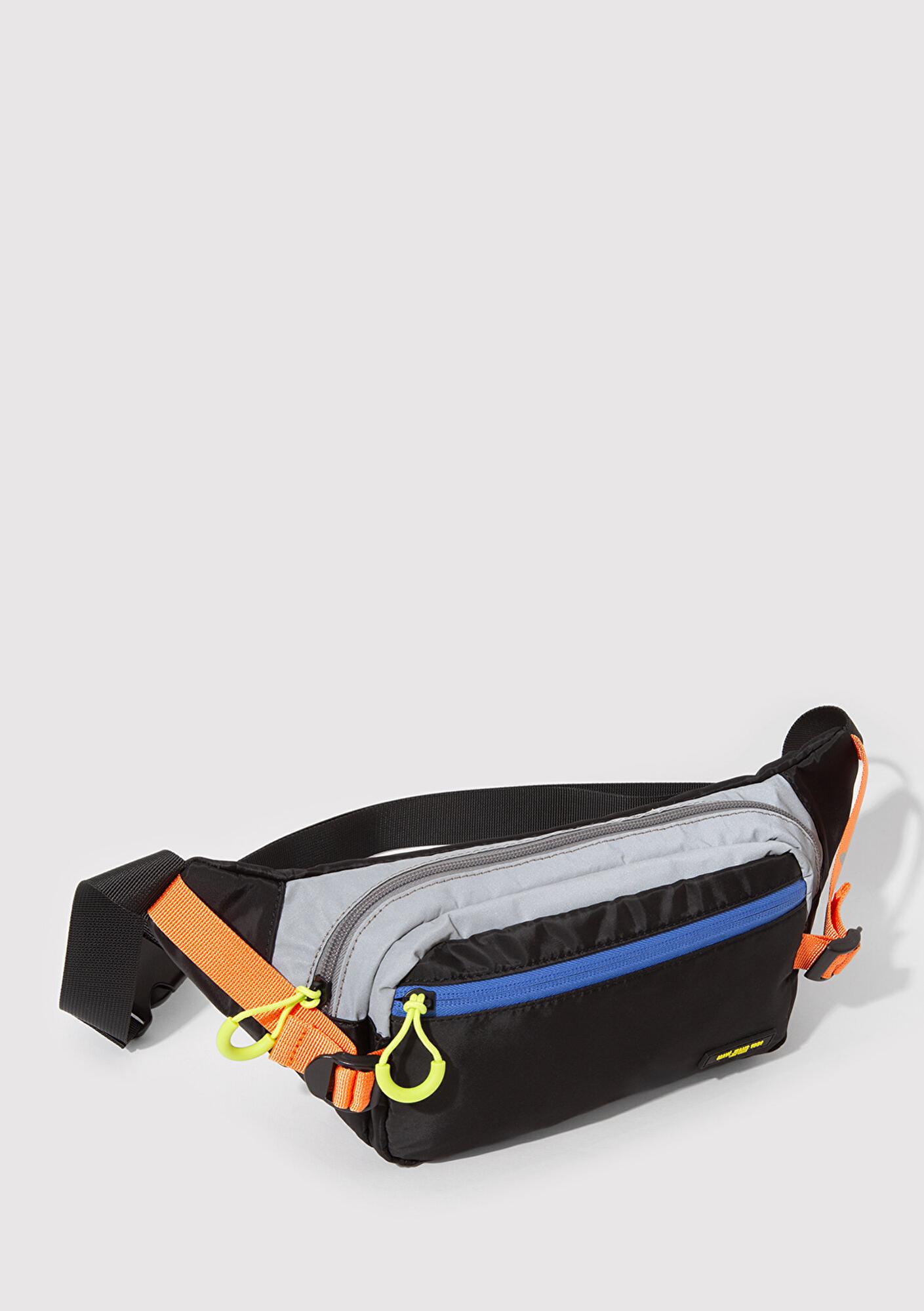 Mavi Çok Renkli Bel Çantası 092692-900