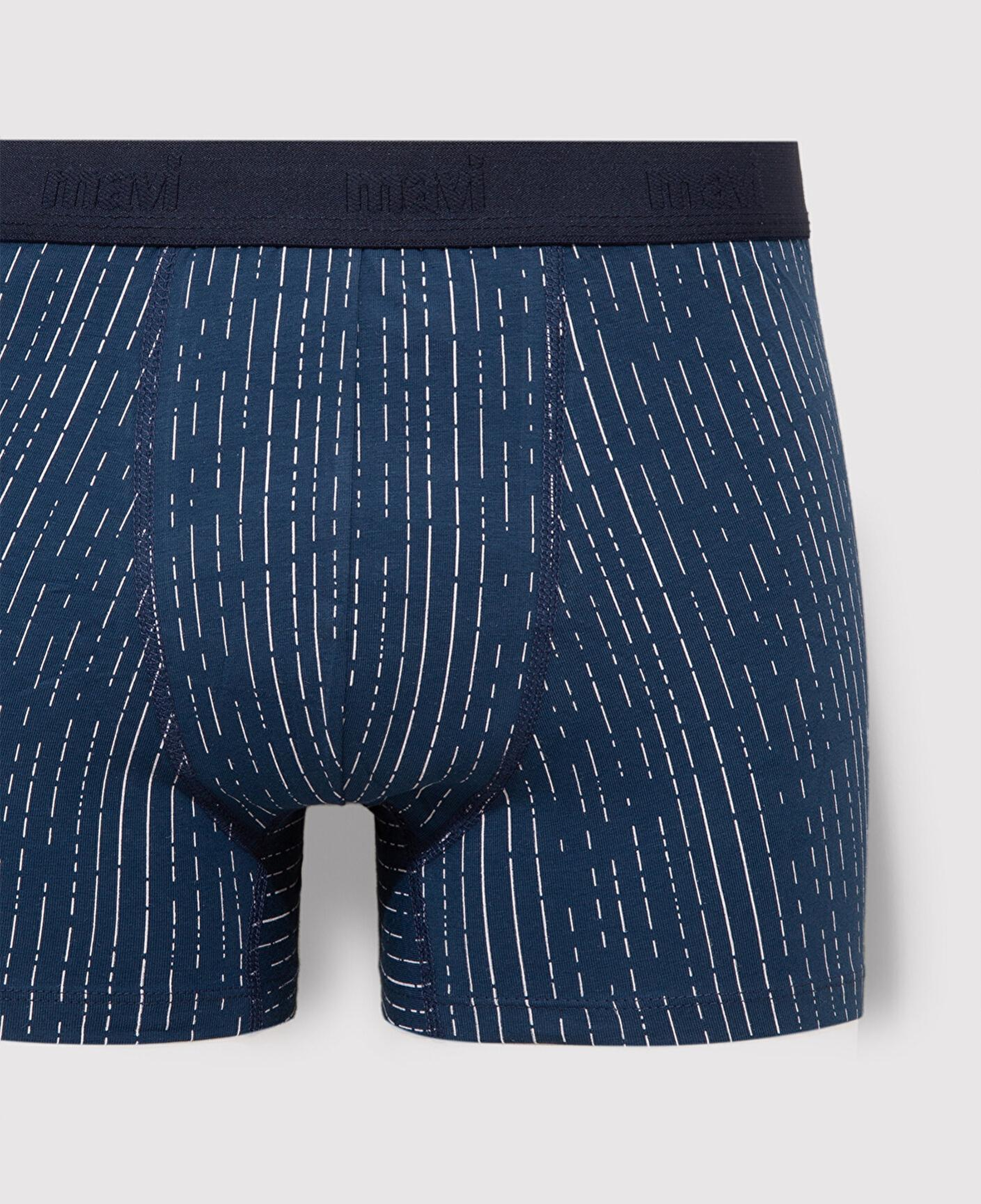 Mavi Çizgili Lacivert Boxer 092662-34340