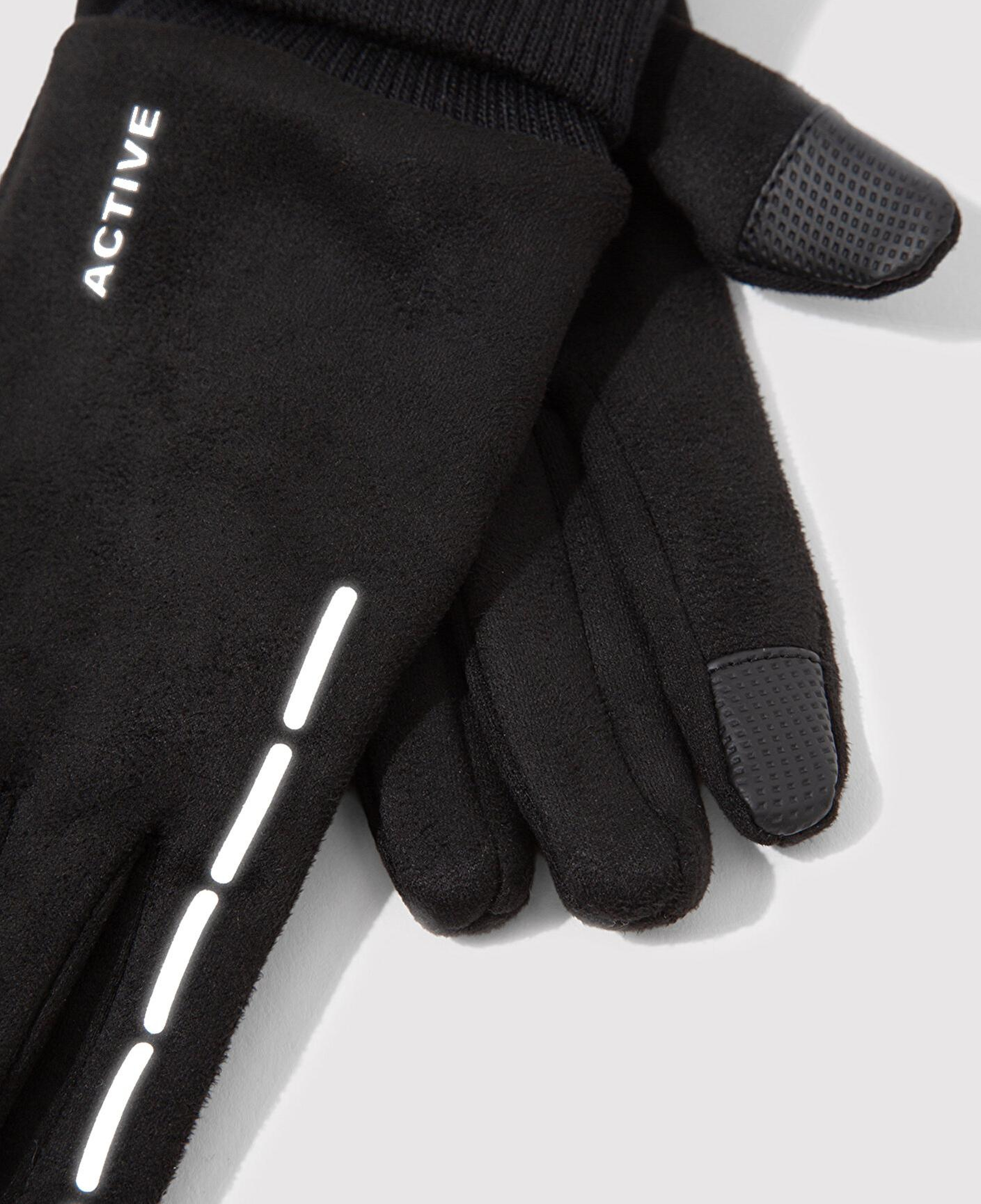 Mavi Reflektör Detaylı Siyah Active Eldiven 198994-900