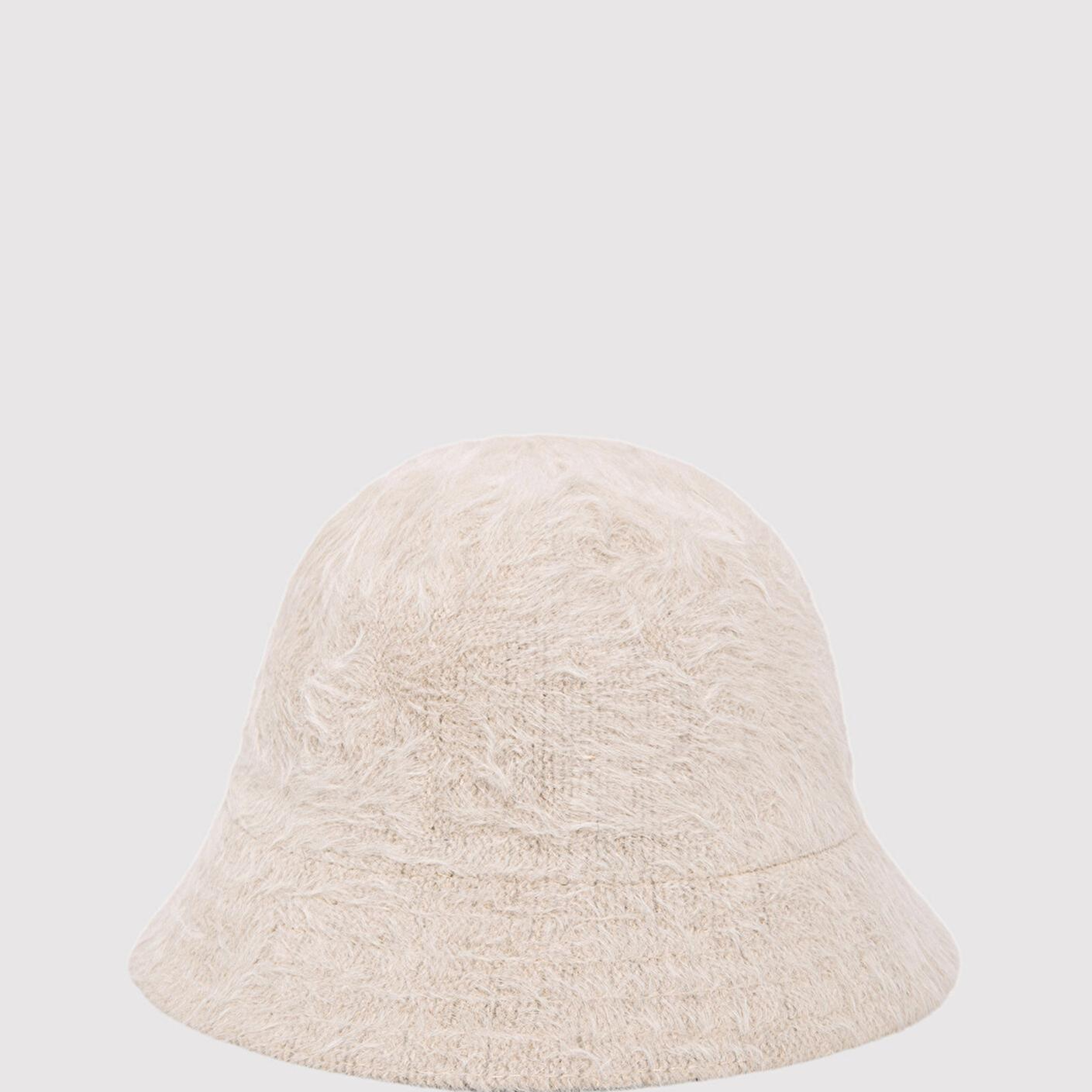 Mavi Peluş Bej Bucket Şapka 198988-34610