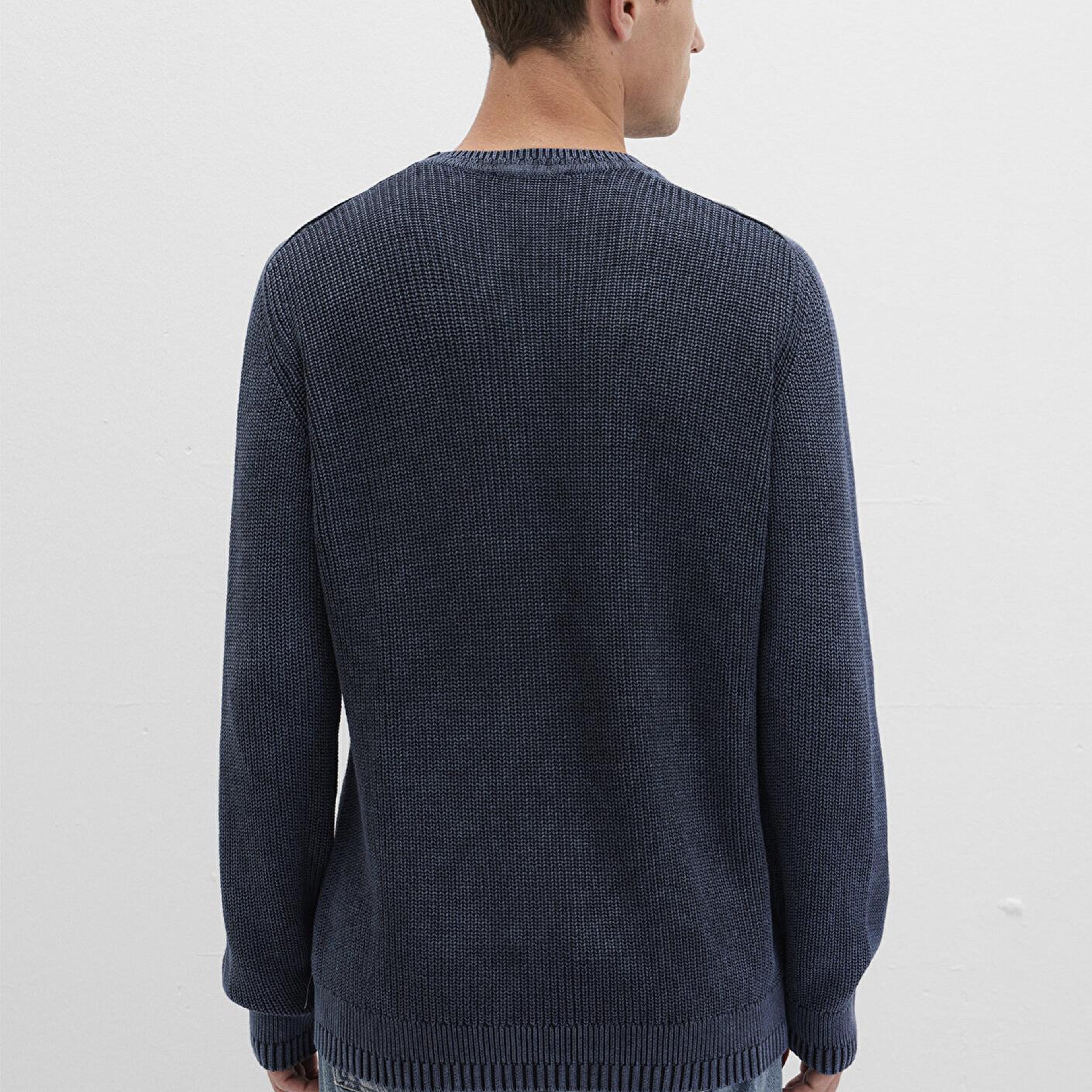 Mavi Bisiklet Yaka Lacivert Kazak Slim Fit / Dar Kesim 070767-34319