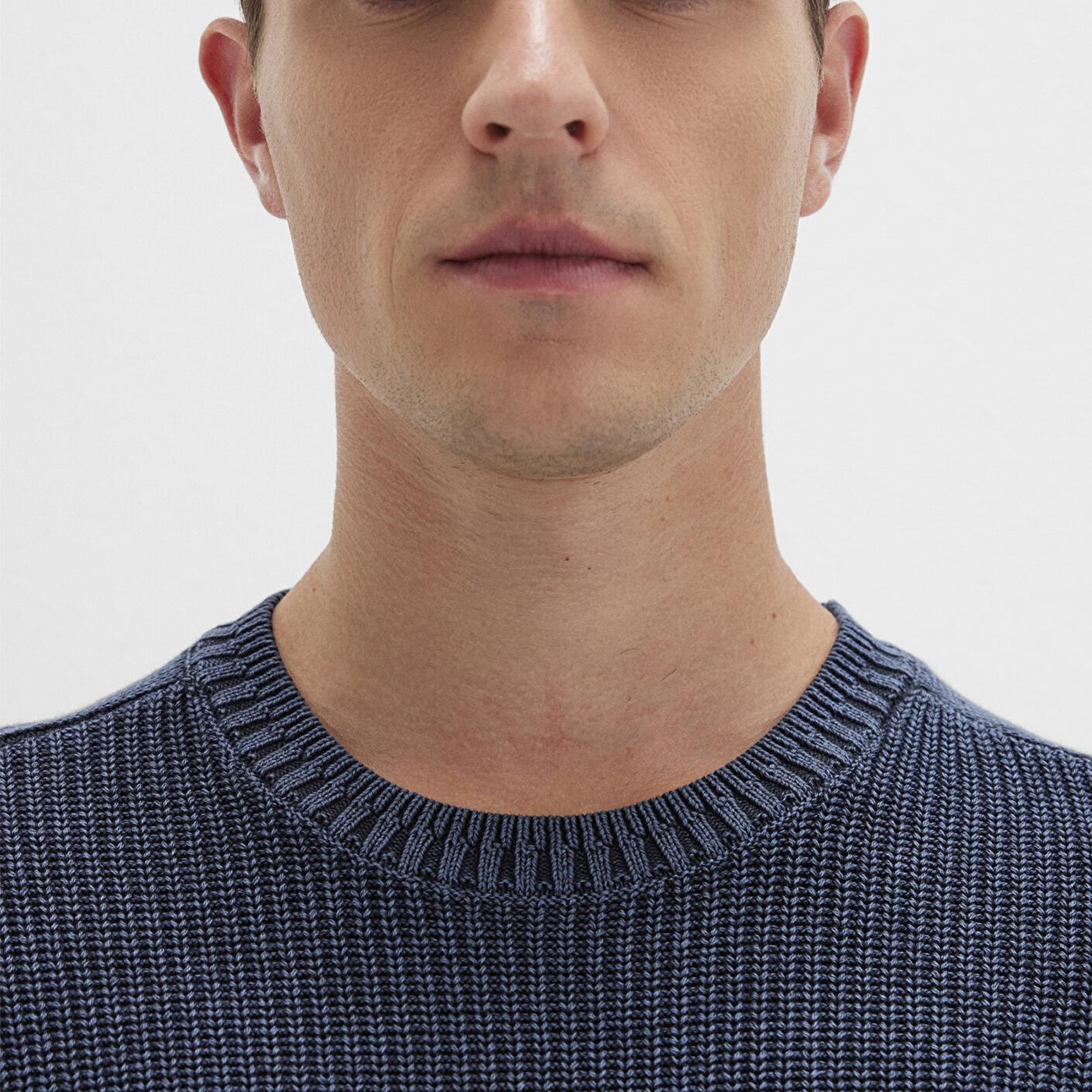 Mavi Bisiklet Yaka Lacivert Kazak Slim Fit / Dar Kesim 070767-34319