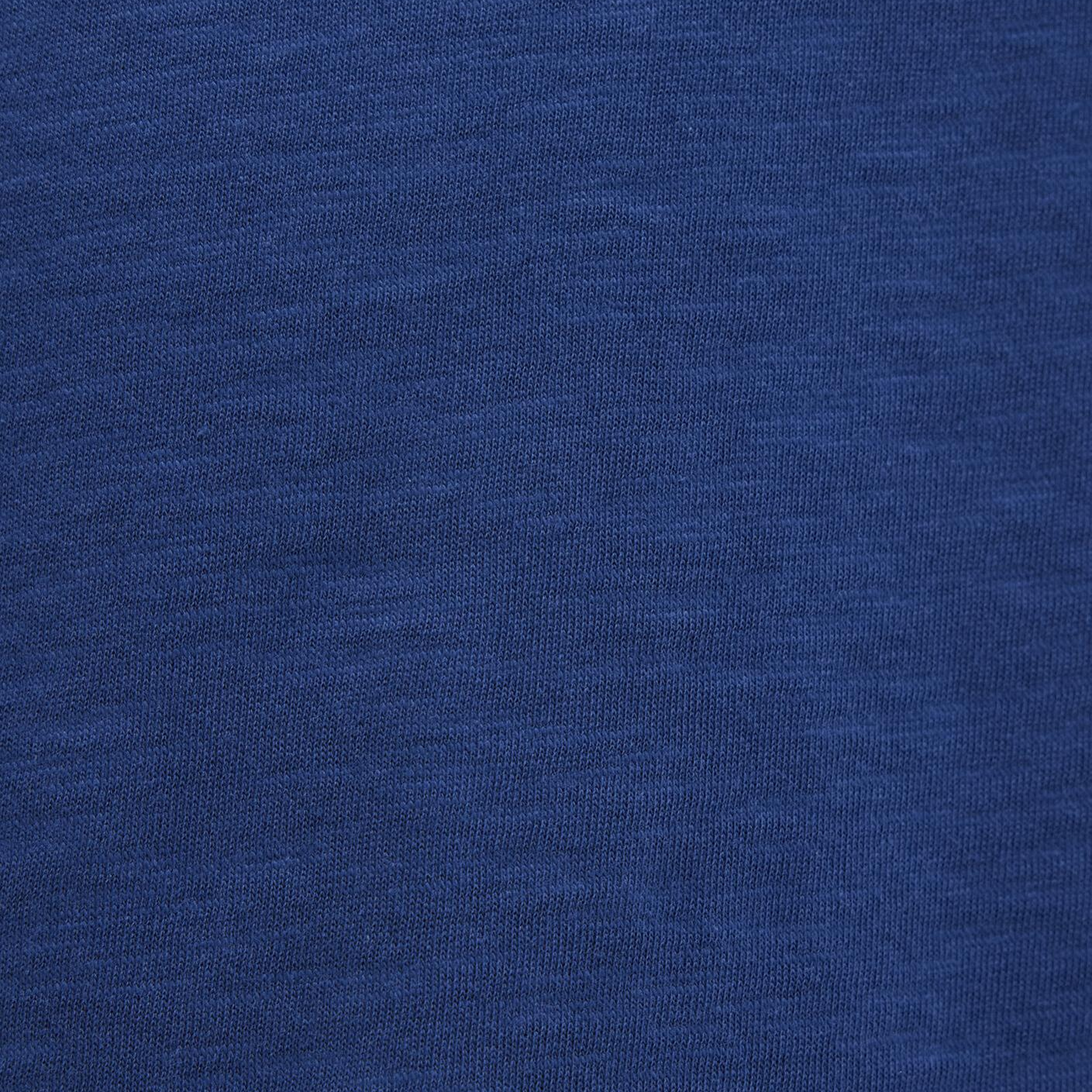 Mavi V Yaka Mavi Basic Tişört Loose Fit / Bol Rahat Kesim 1600961-30808