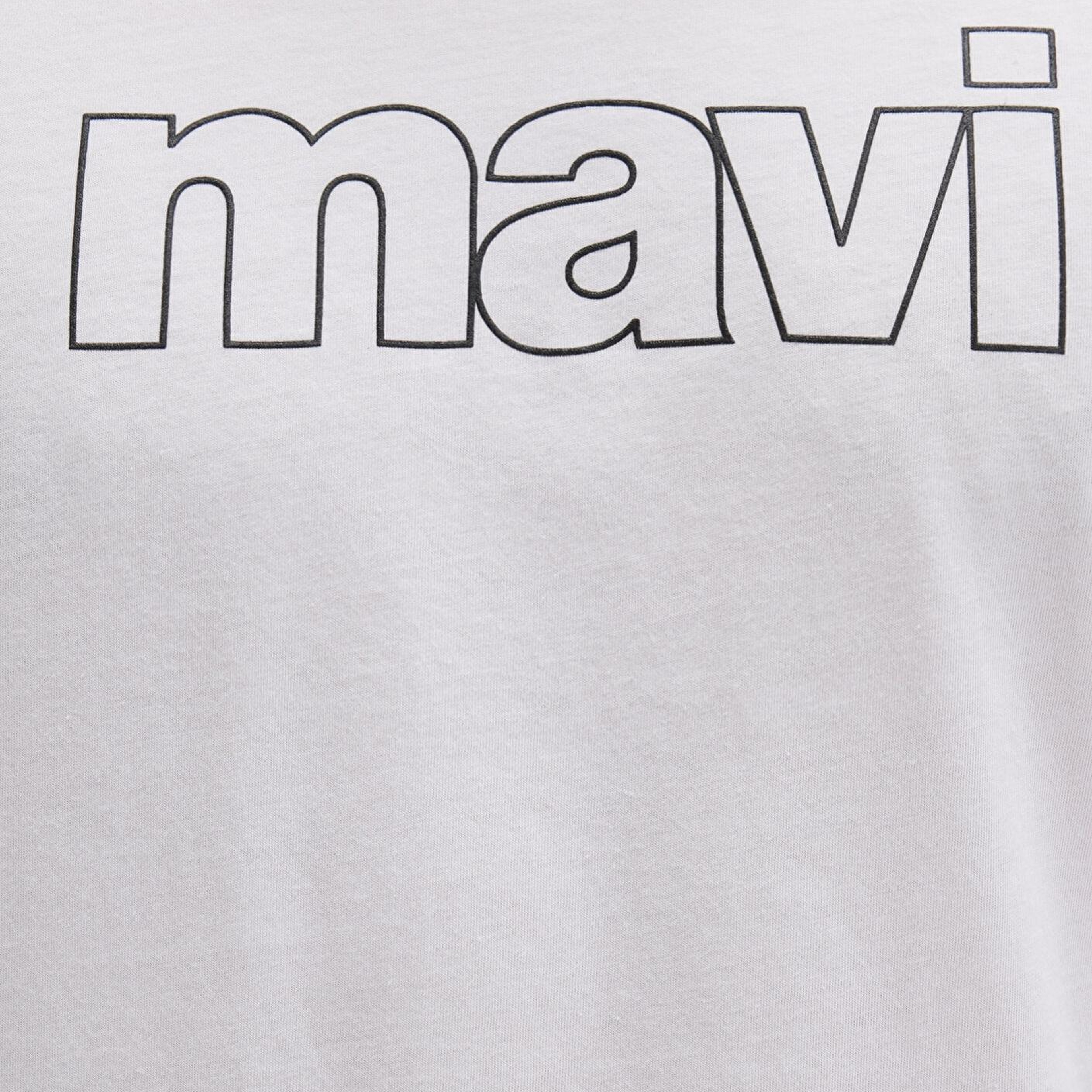 Mavi Mavi Logo Baskılı Beyaz Tişört Slim Fit / Dar Kesim 065781-620