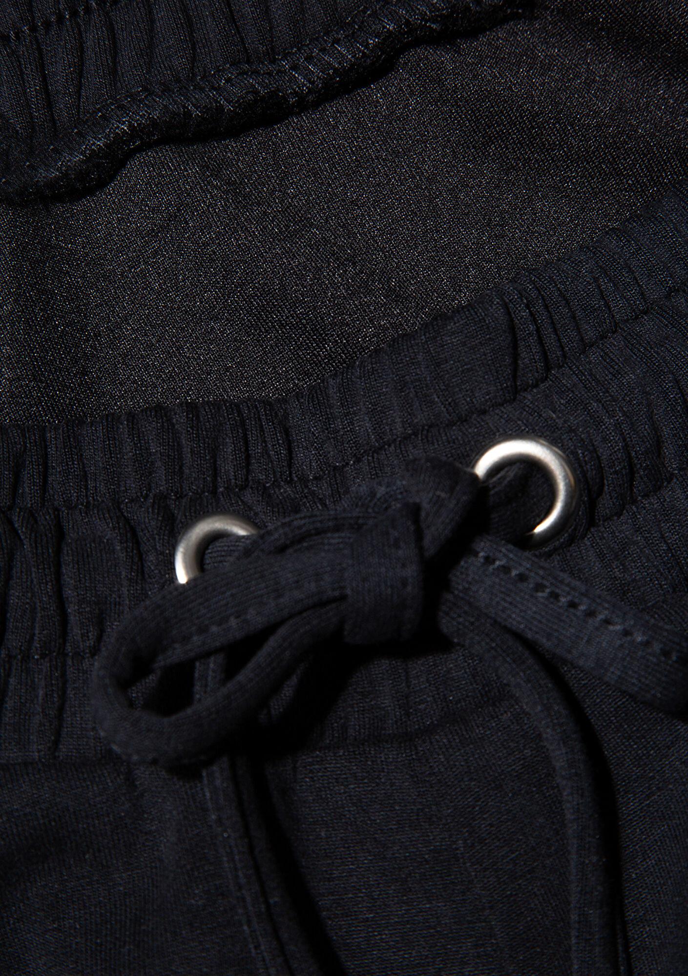 Mavi Lux Touch (TENCEL™) Siyah Modal Eşofman Altı 1600453-900