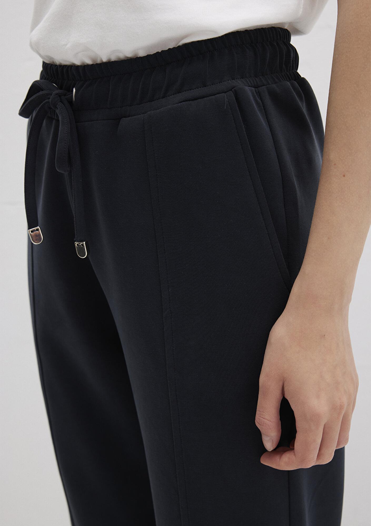 Mavi Lux Touch (TENCEL™) Siyah Modal Eşofman Altı 1600453-900