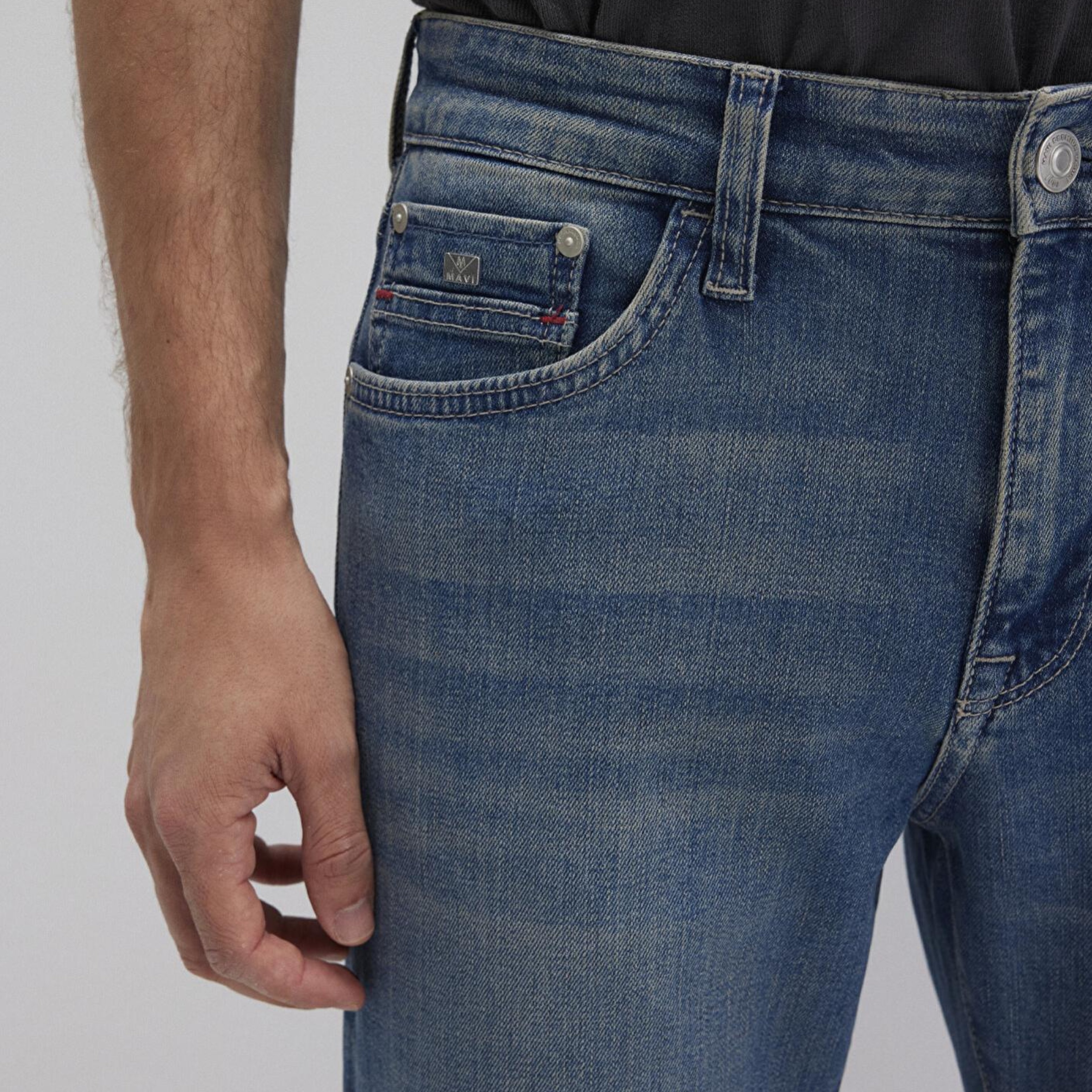 Mavi Hunter Mavi Premium Puslu Indigo Mavisi Jean Pantolon 0020233454