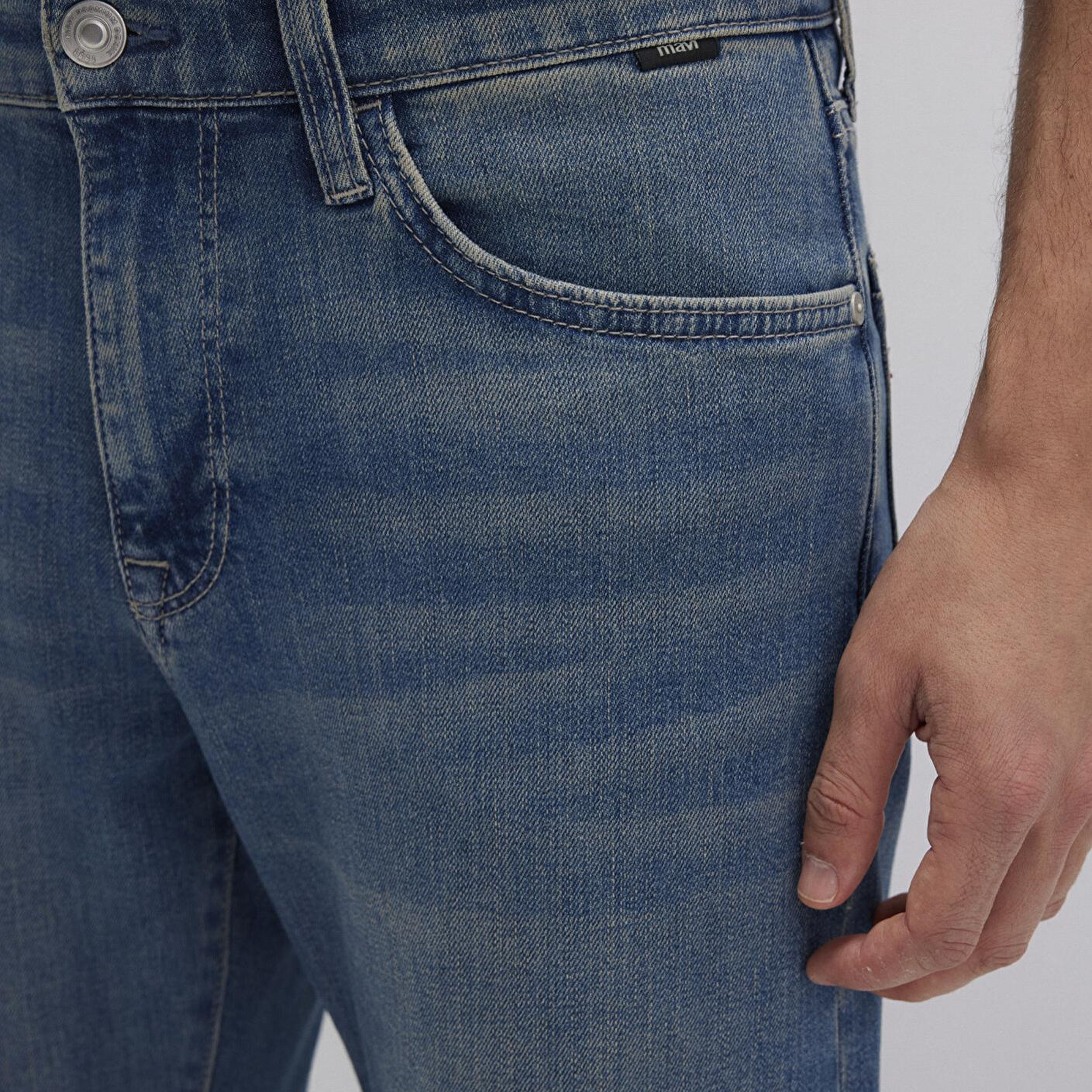 Mavi Hunter Mavi Premium Puslu Indigo Mavisi Jean Pantolon 0020233454