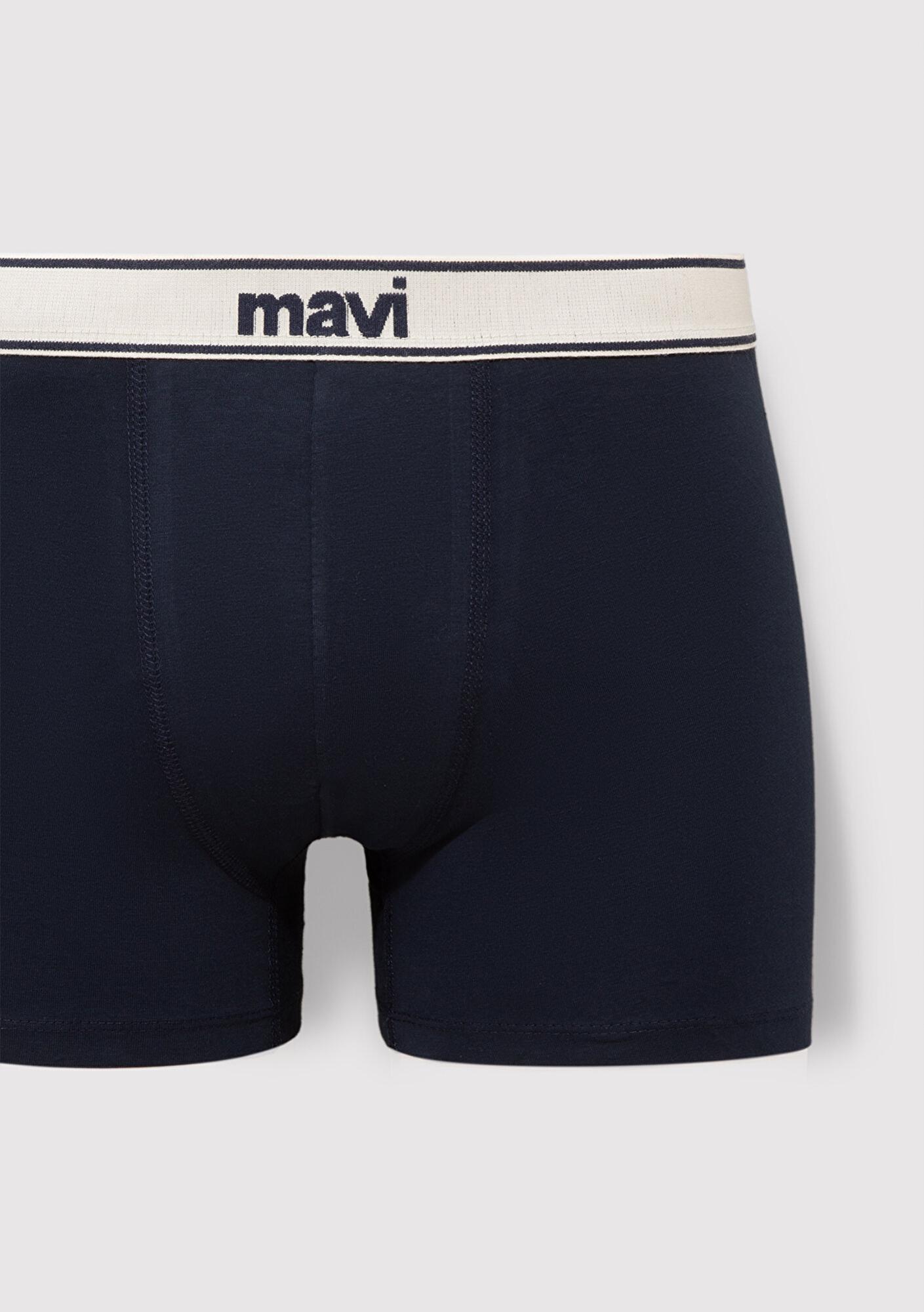 Mavi Lacivert Basic Boxer 092463-33648