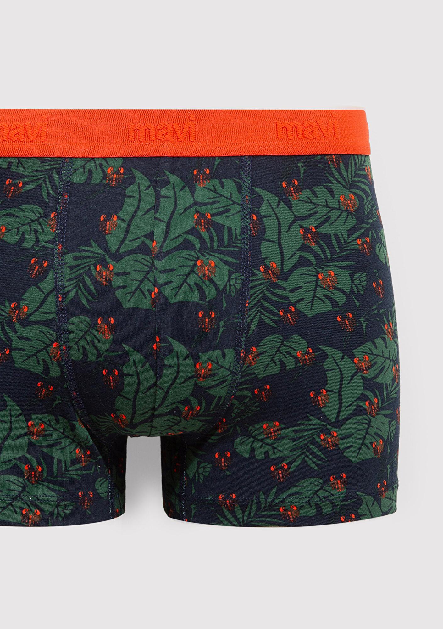 Mavi Akrep Baskılı Lacivert Boxer 092441-33648