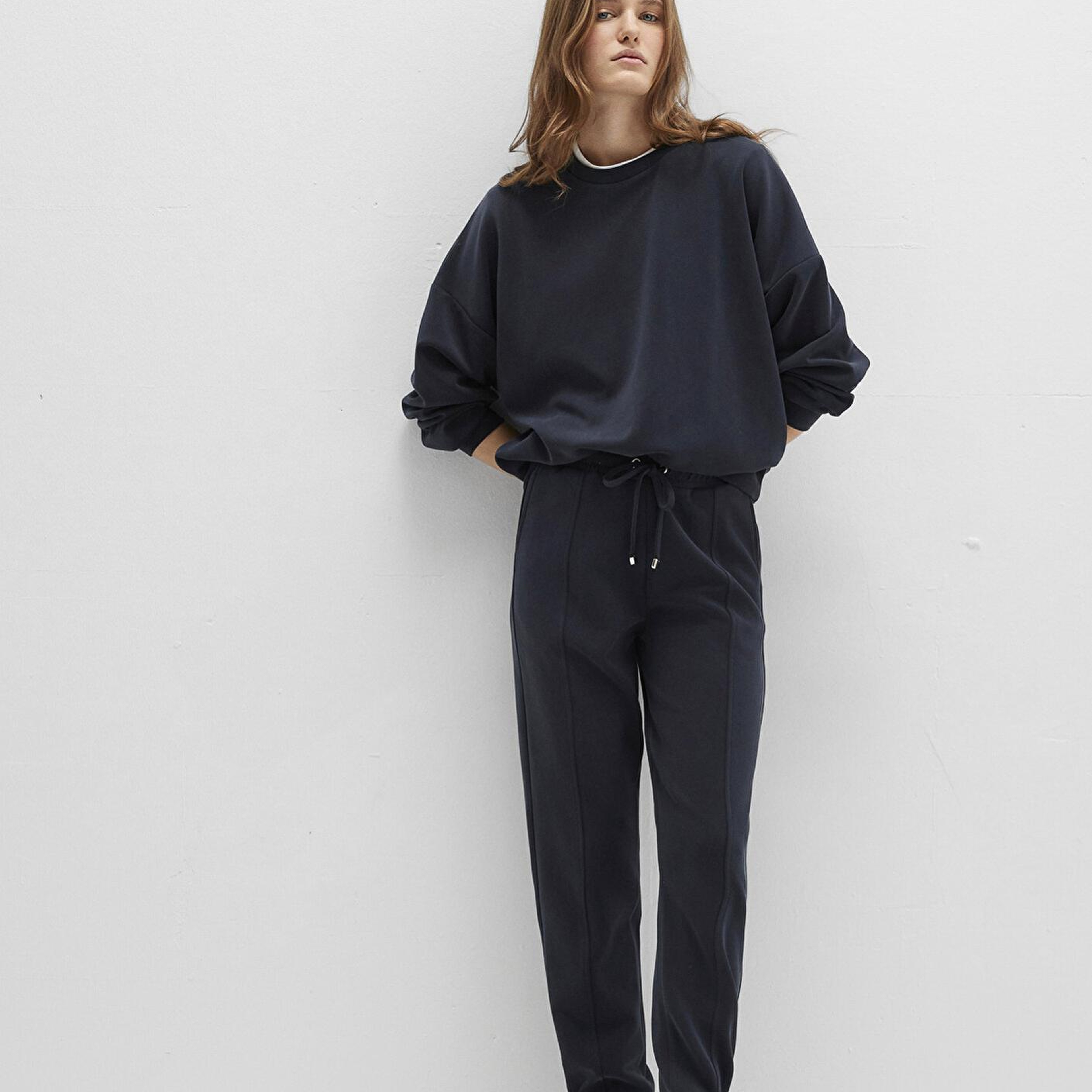 Mavi Lux Touch (TENCEL™) Siyah Modal Eşofman Altı 1600453-900