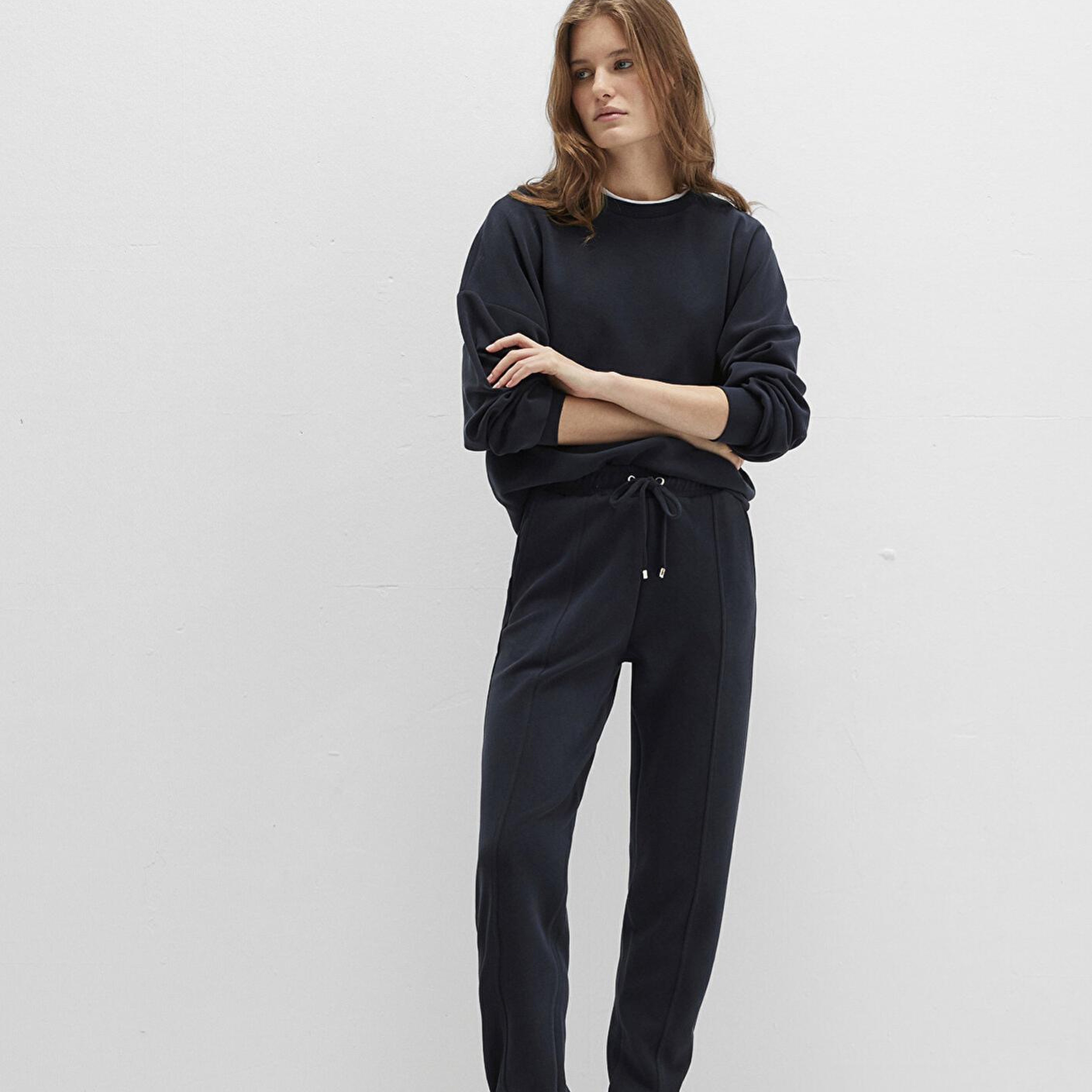 Mavi Lux Touch (TENCEL™) Siyah Modal Eşofman Altı 1600453-900