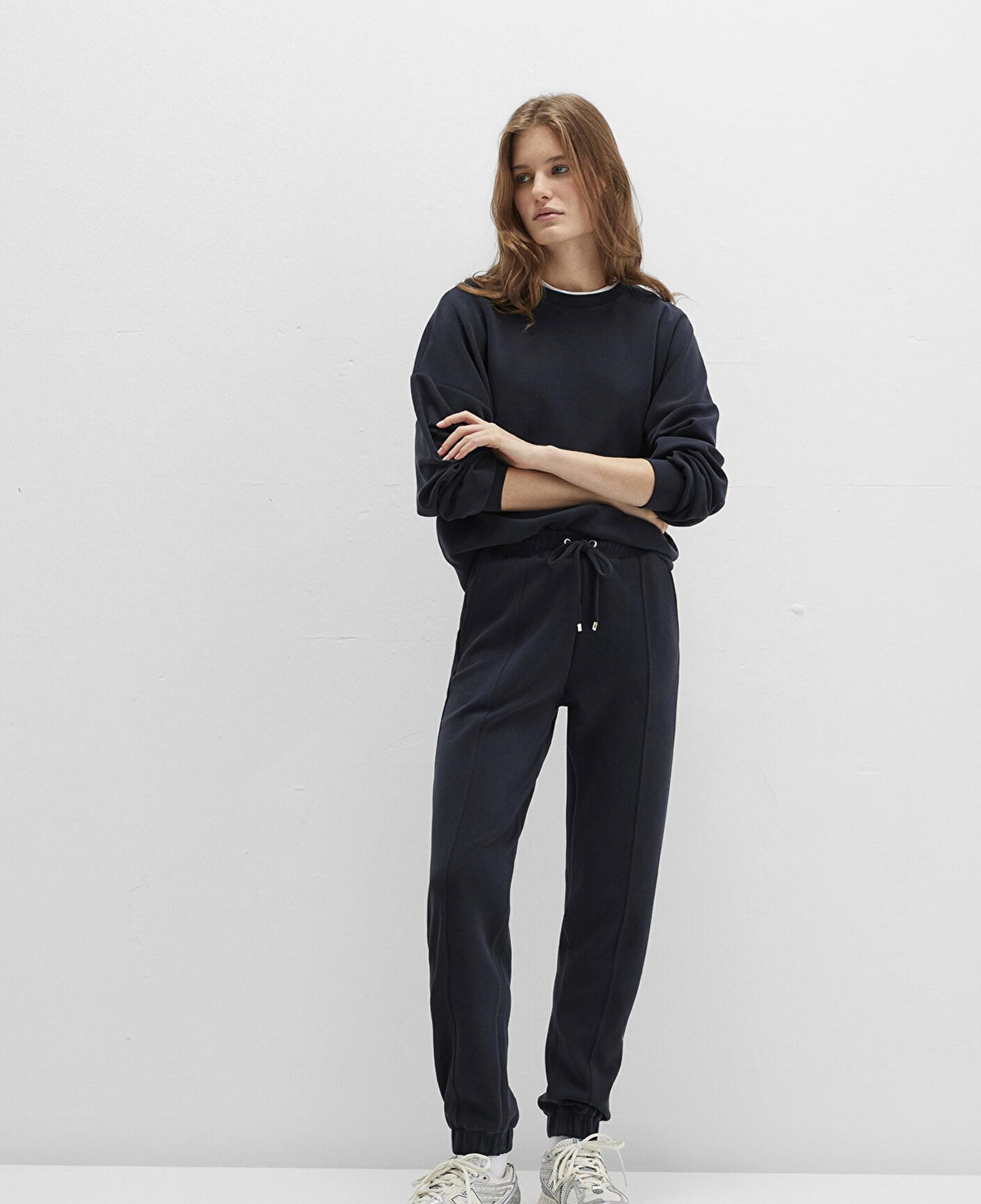 Mavi Lux Touch (TENCEL™) Siyah Modal Eşofman Altı 1600453-900