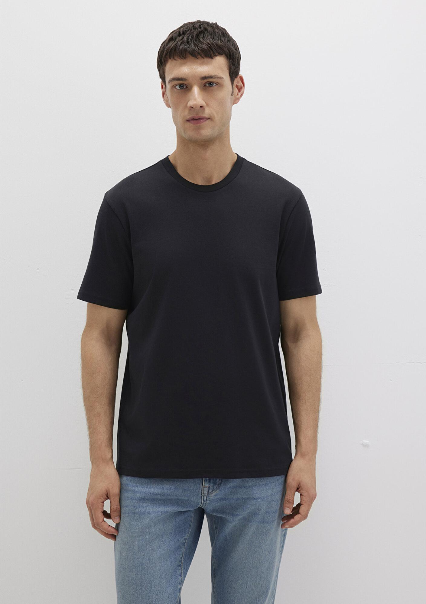 Mavi Organik Pamuk Siyah Tişört Regular Fit / Normal Kesim 066483-900
